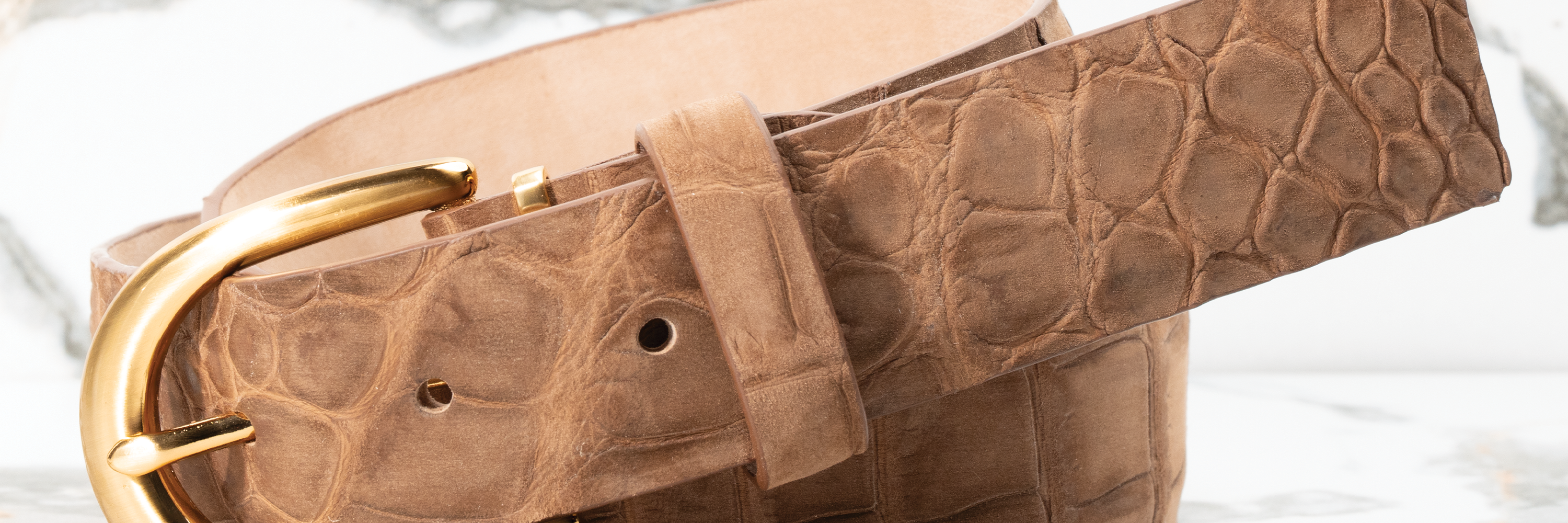 Womens Buffed Alligator