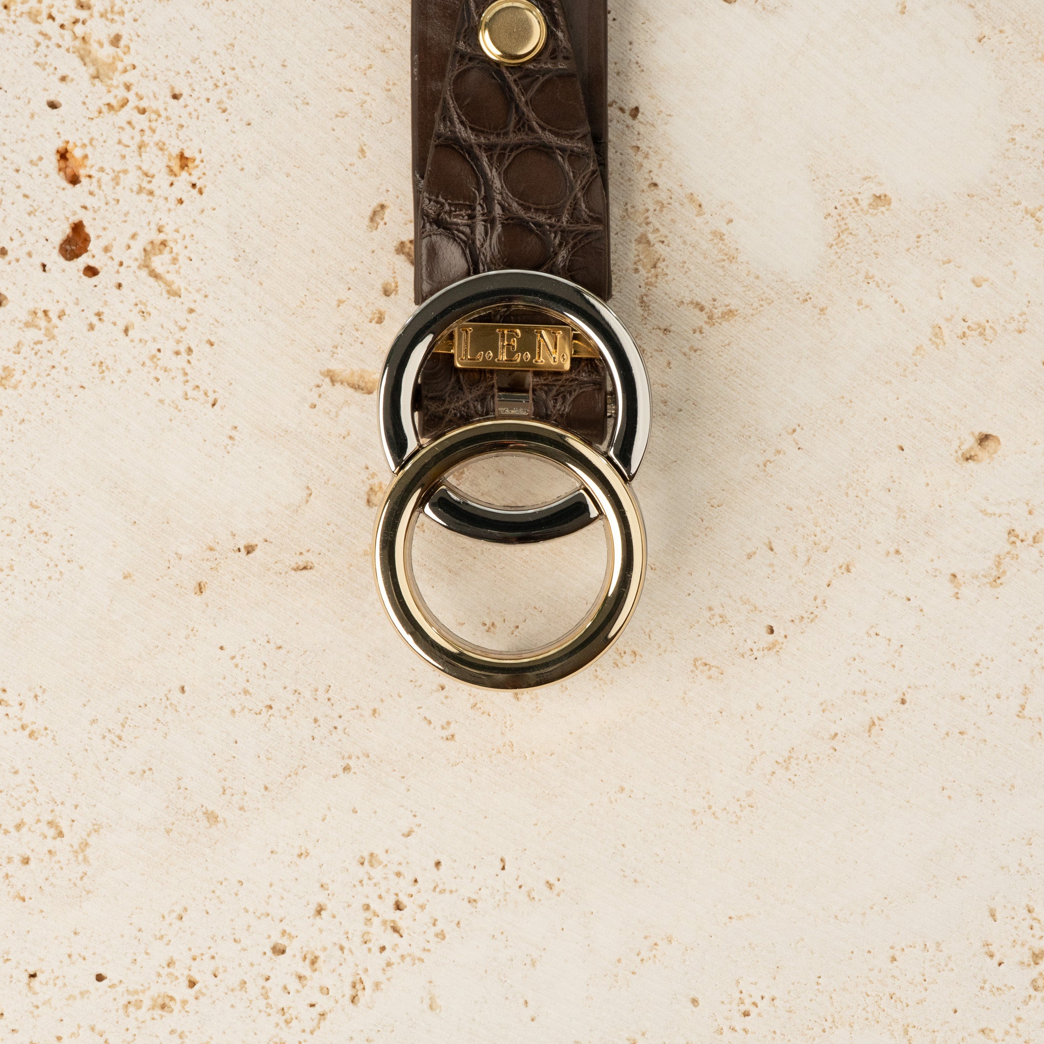 25mm Double O Buckle - Light Gold Palladium - 1343/25/G