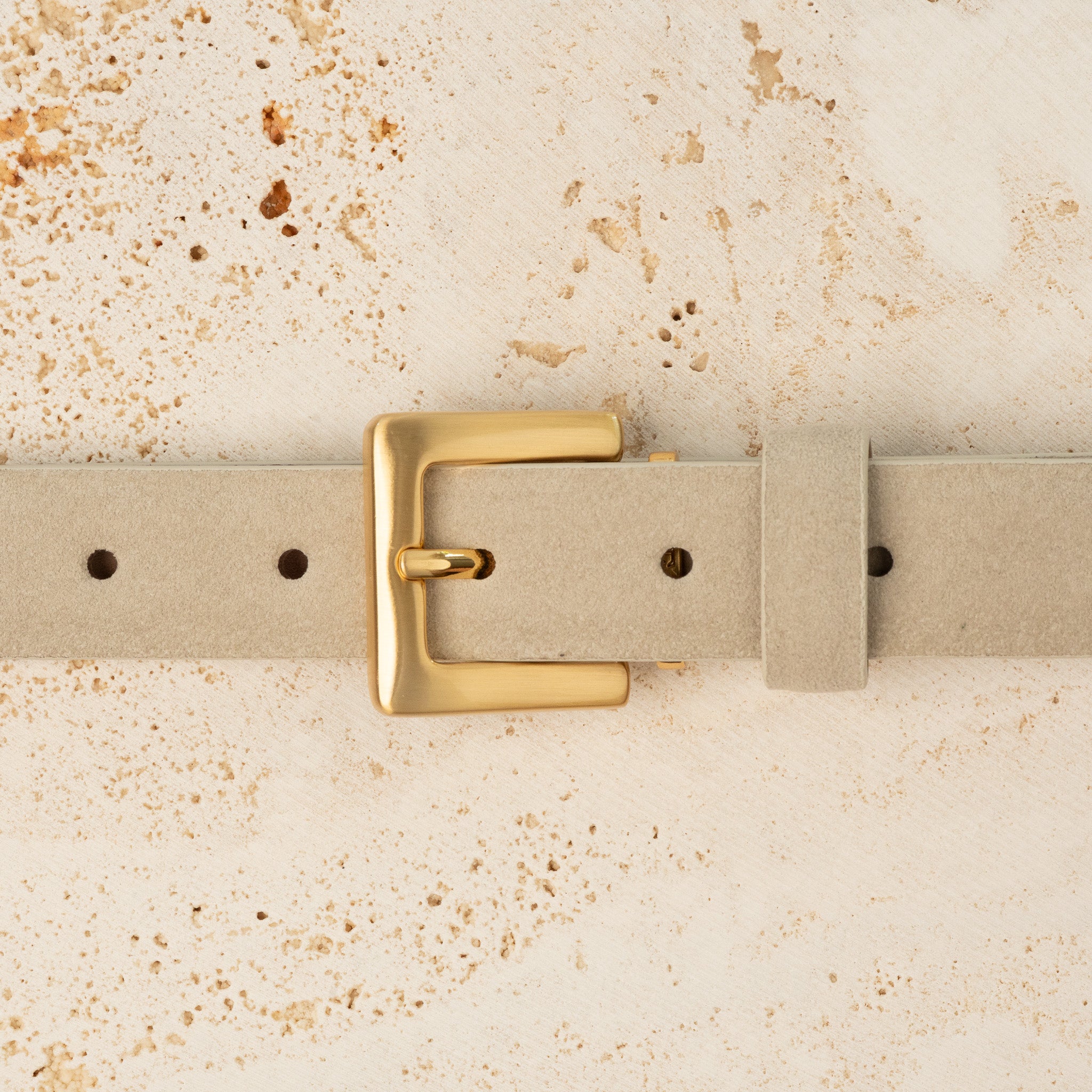 25mm Solid Brass Square Buckle - Matte Gold - 1547/25/G