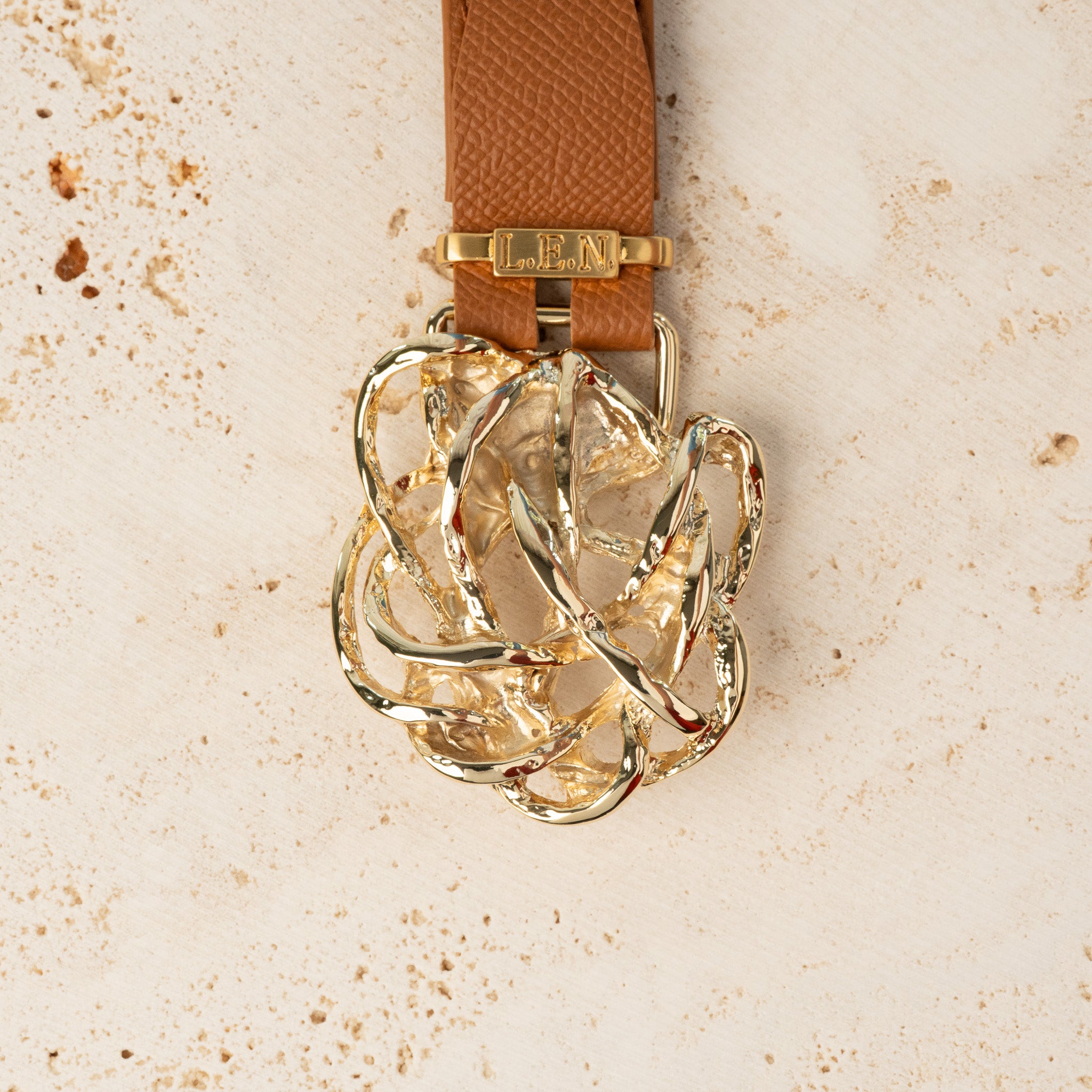 25mm Knot Buckle - Light Gold Palladium - 2105/25/G