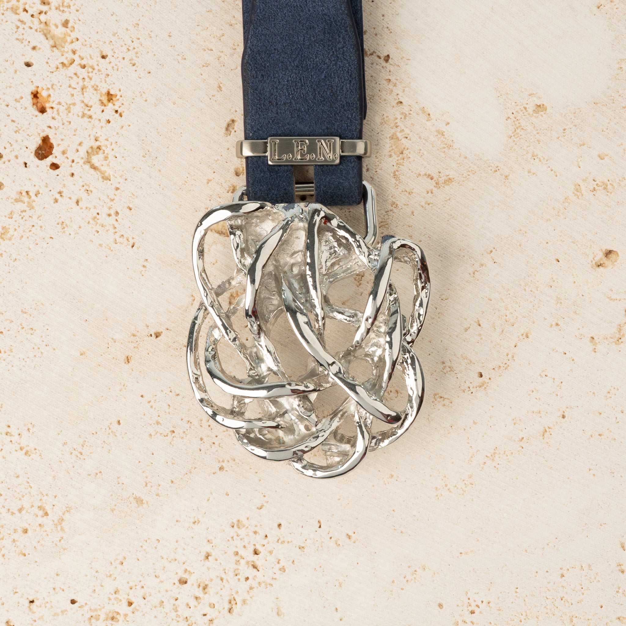 25mm Knot Buckle - Palladium - 2105/25/N
