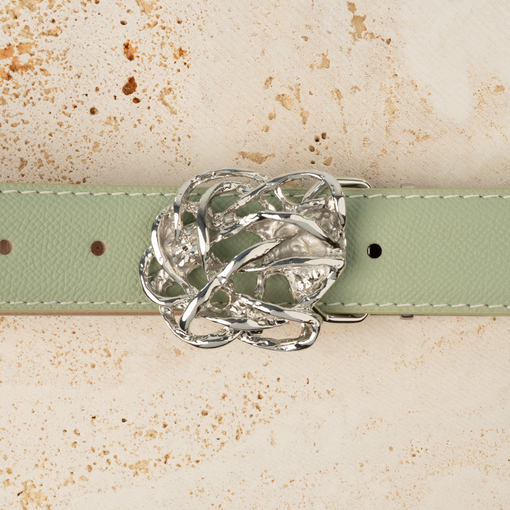 35mm Knot Buckle - Palladium - 2105/35/N