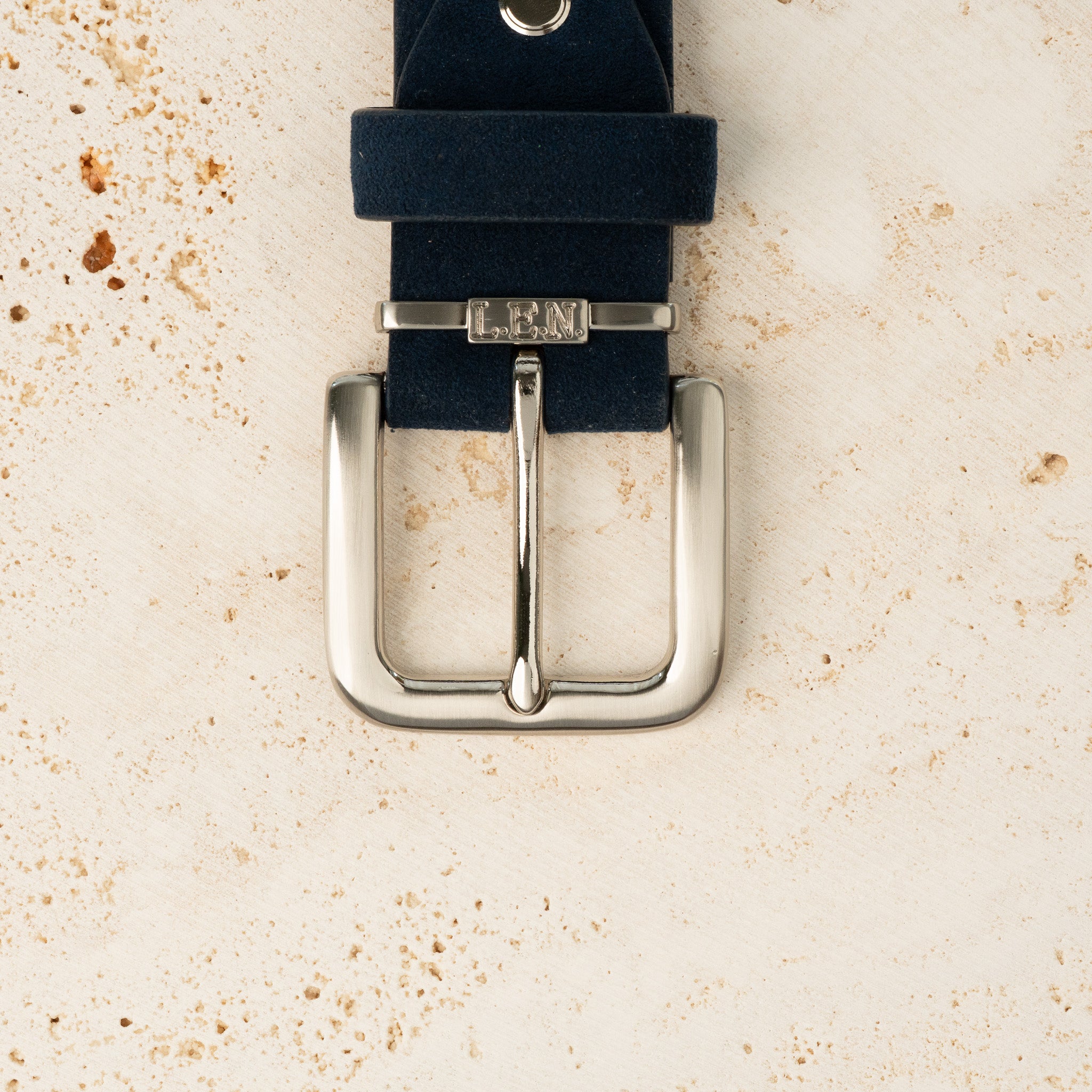 35mm Solid Brass Chunky Square Buckle - Matte Nickel - 2774/35/N
