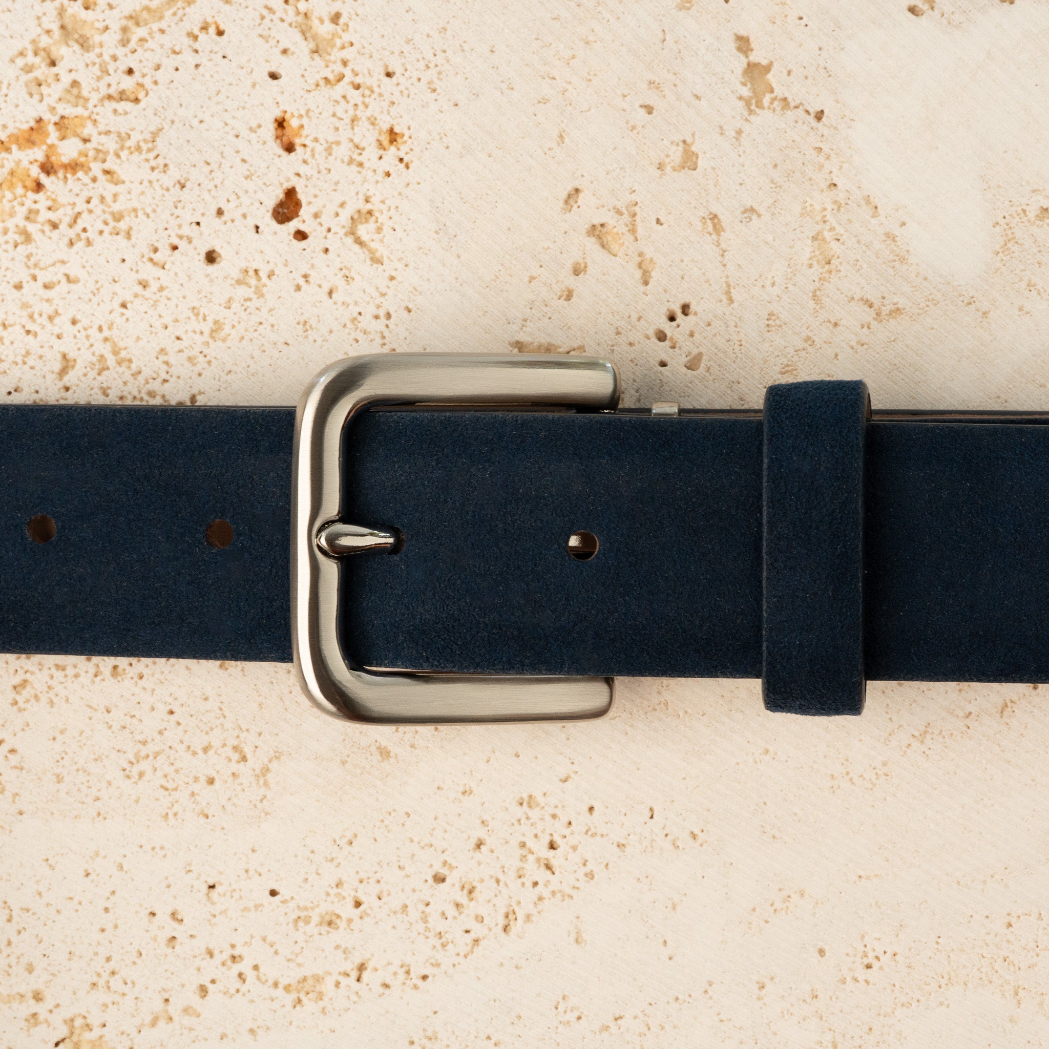 35mm Solid Brass Chunky Square Buckle - Matte Nickel - 2774/35/N