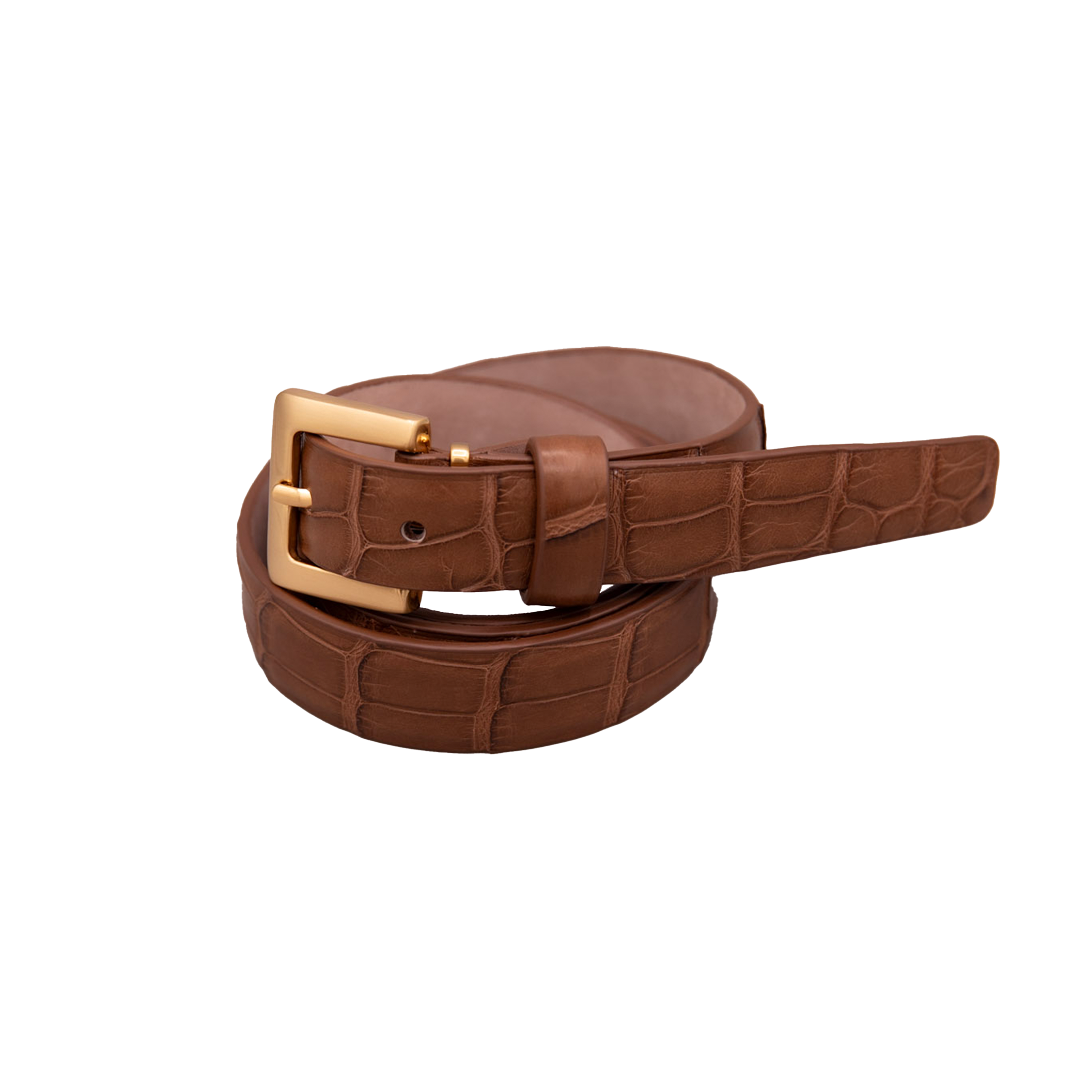 Matte Alligator - Tobacco 25mm