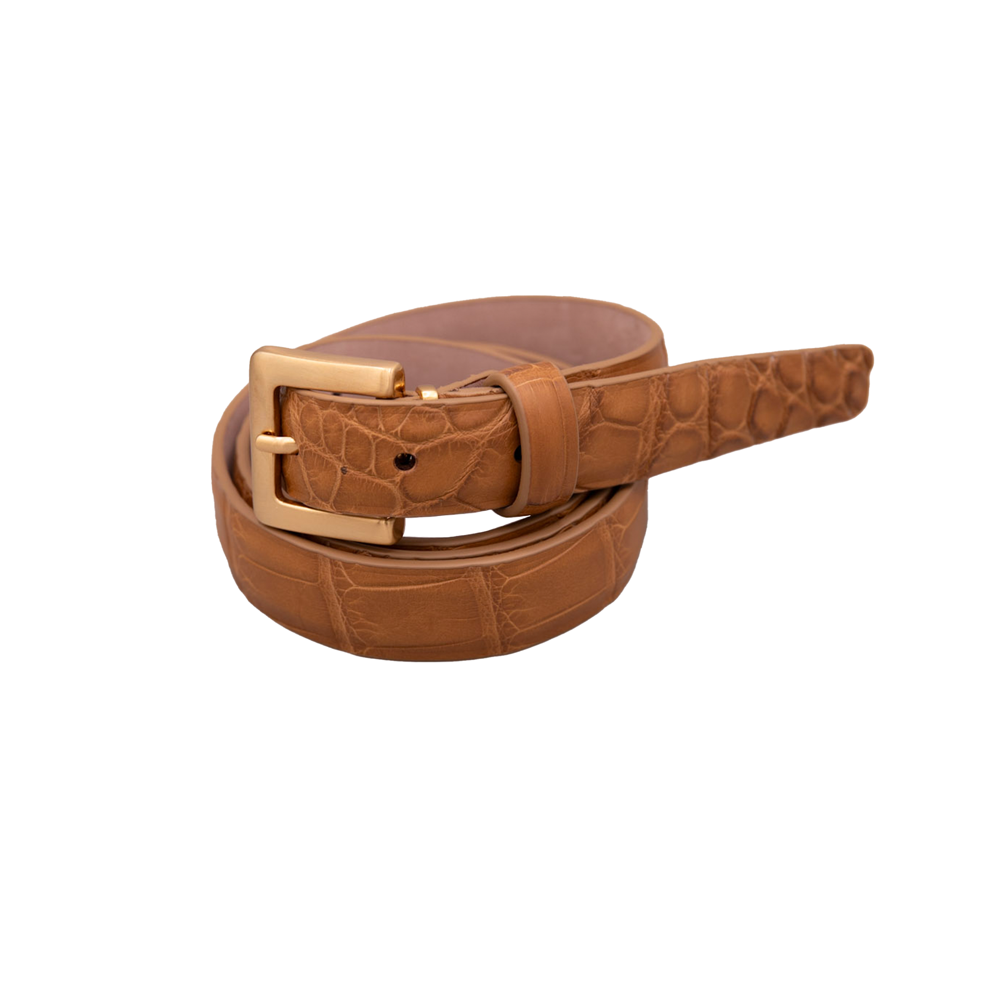 Matte Alligator - Caramel 25mm