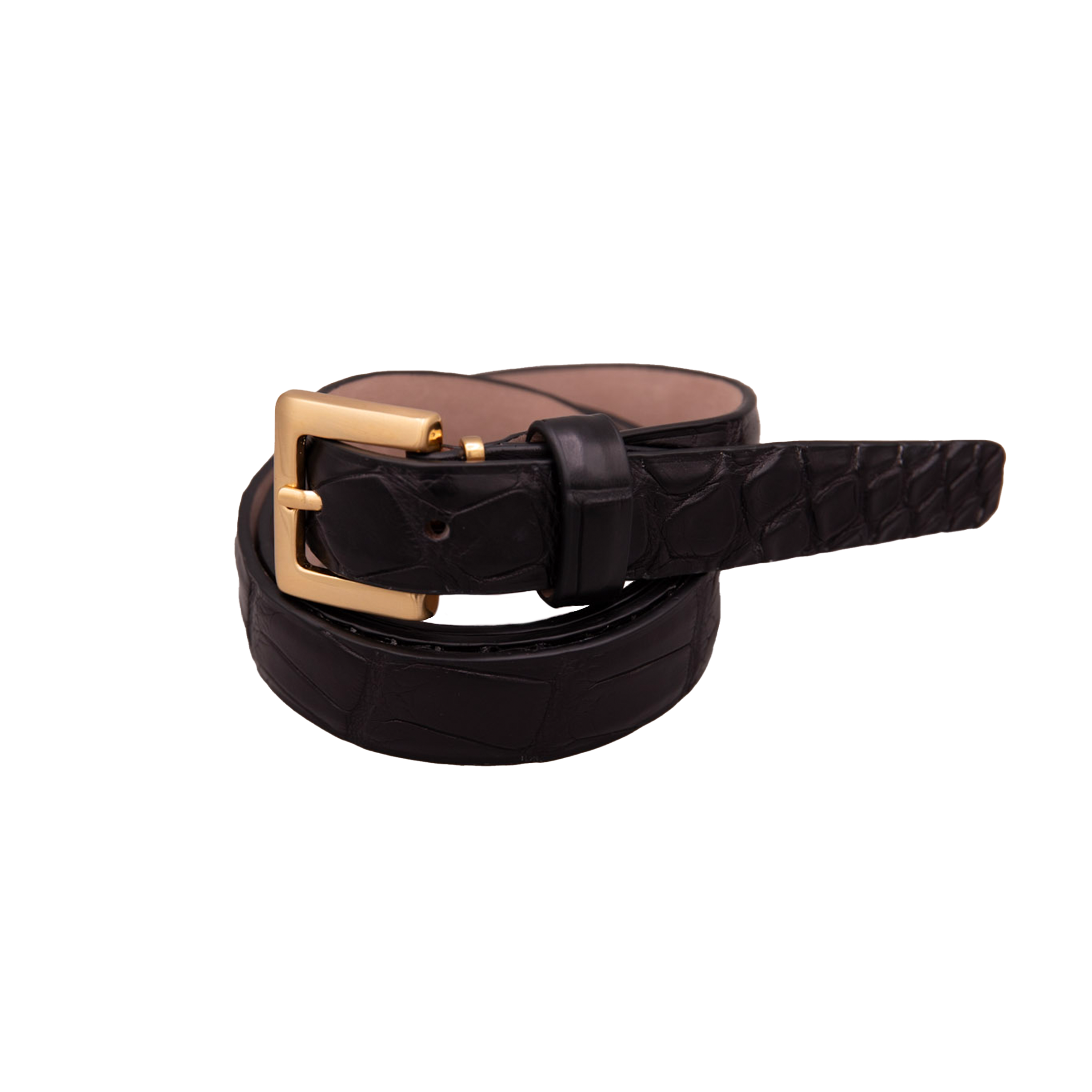 Matte Alligator - Black 25mm
