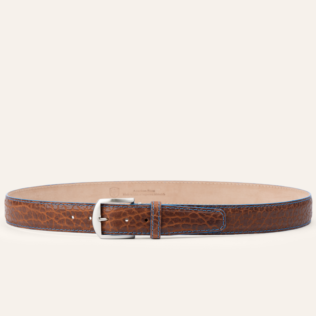 American Bison - Cognac/Denim