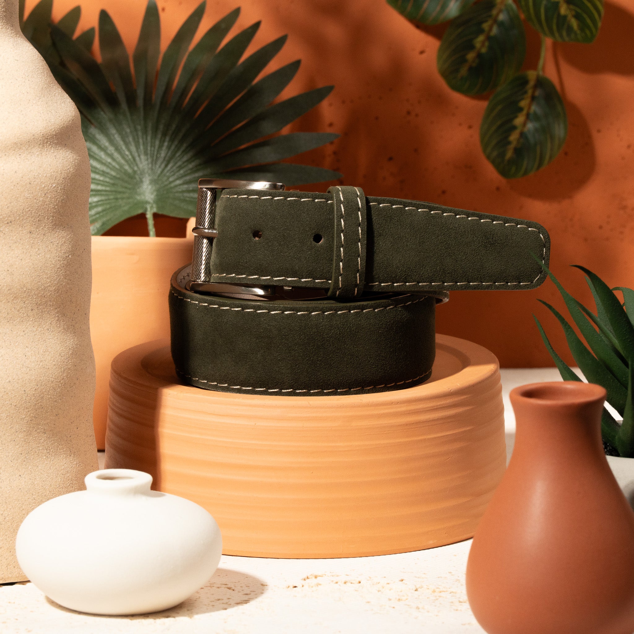 Alcantara - Dark Olive
