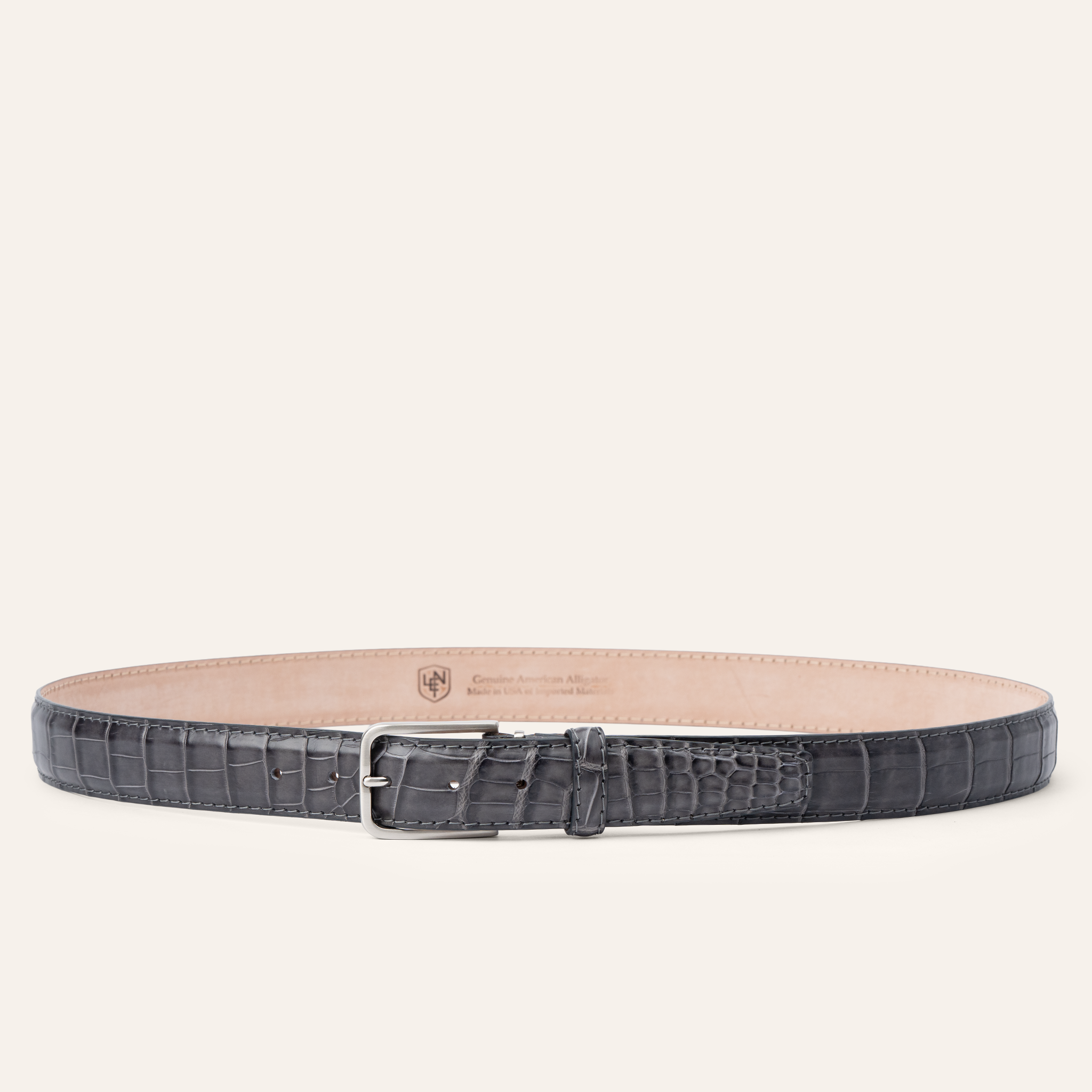 Spuntato Finish American Alligator - Graphite