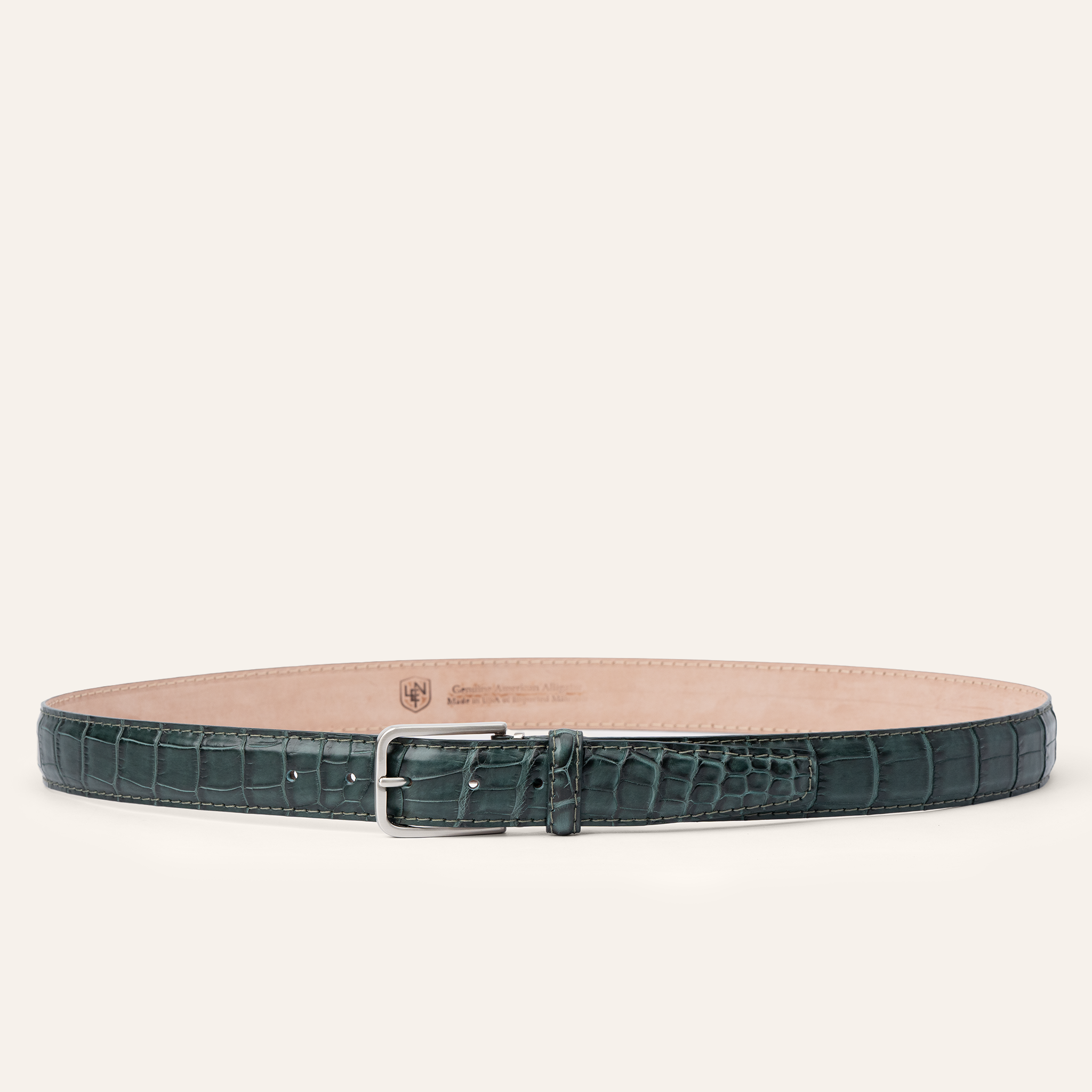 Spuntato Finish American Alligator - Spruce