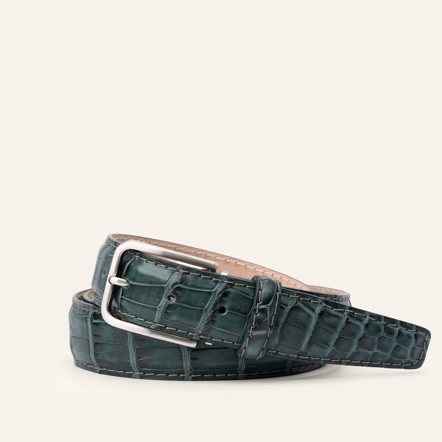 Spuntato Finish American Alligator - Spruce