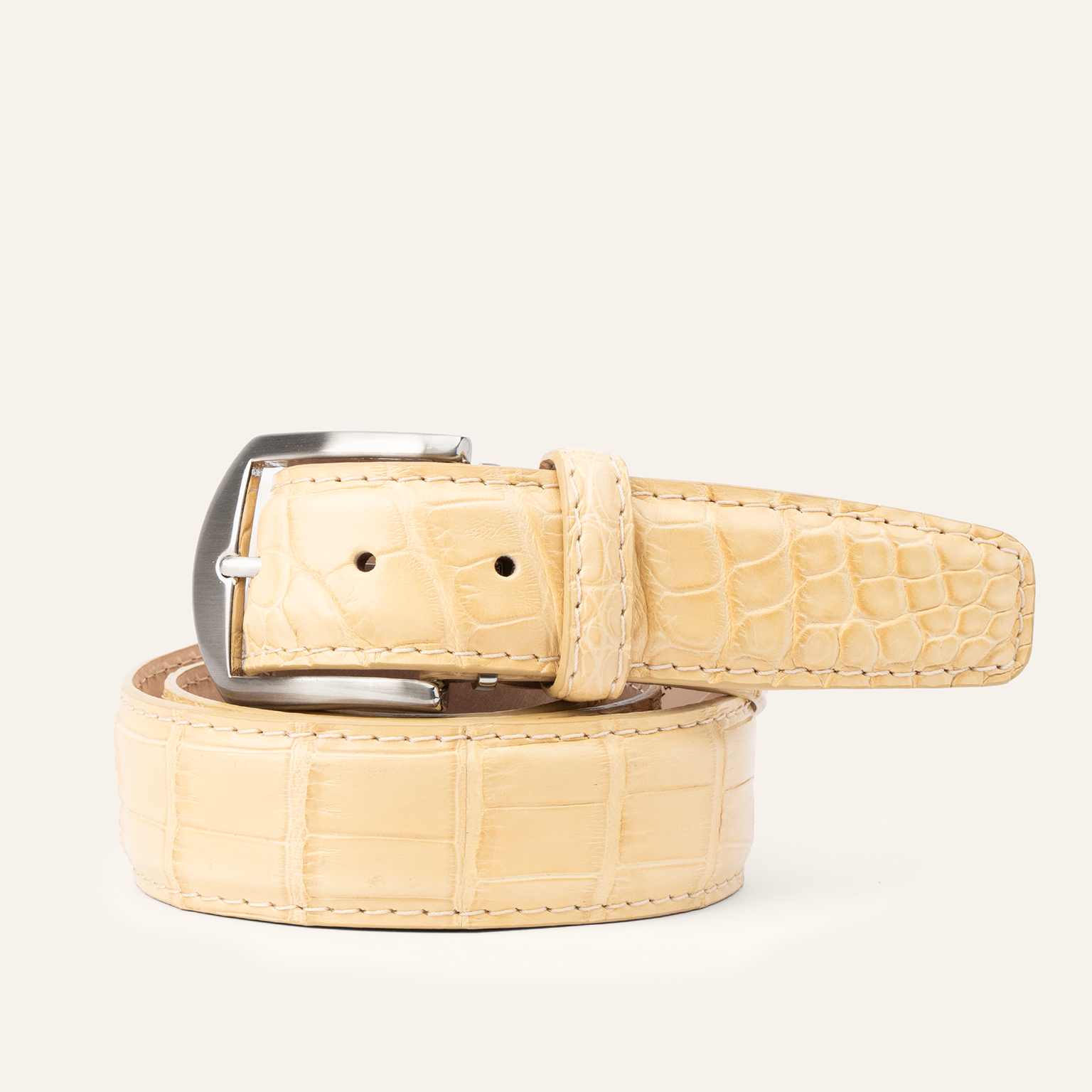 American Matte Alligator - Butter