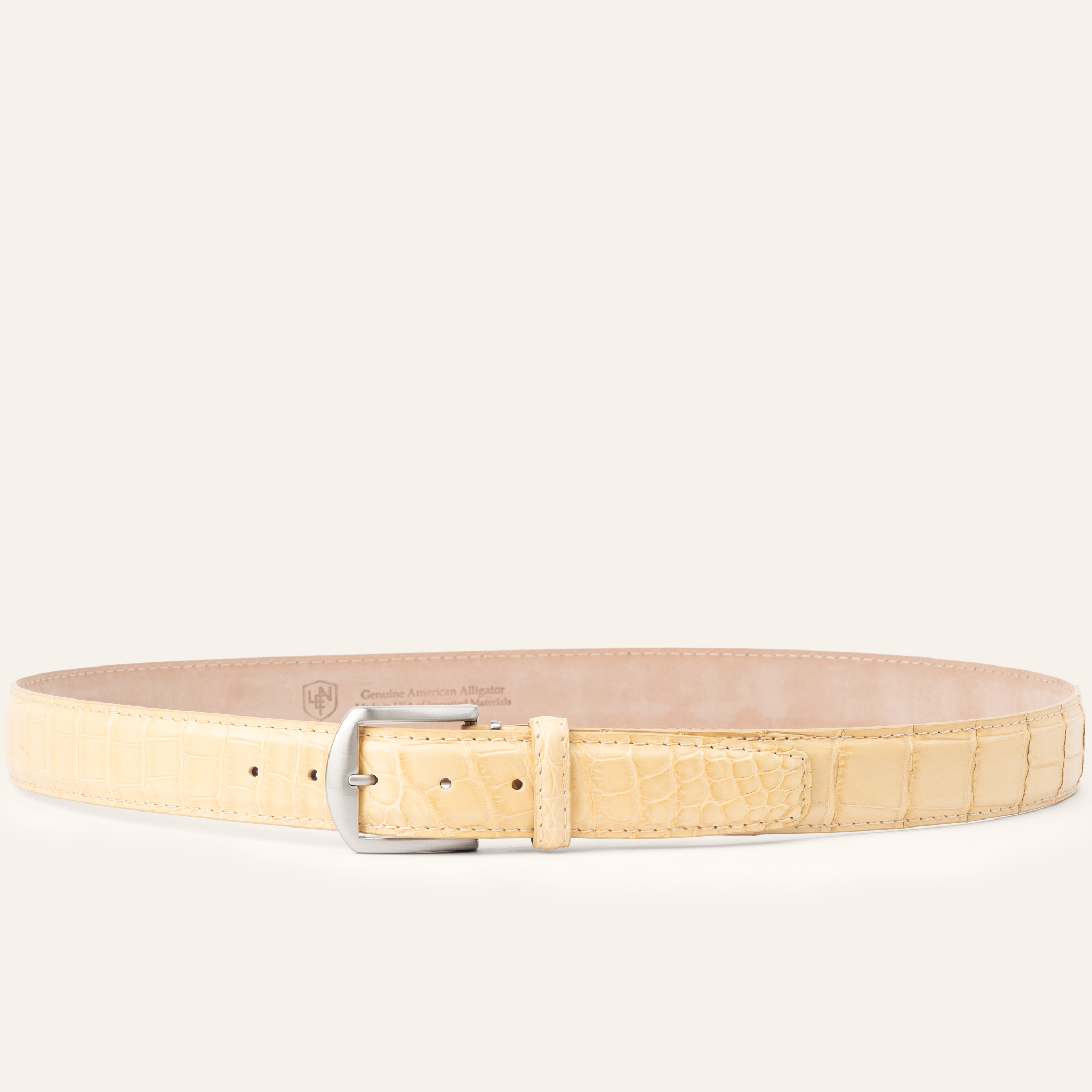 American Matte Alligator - Butter