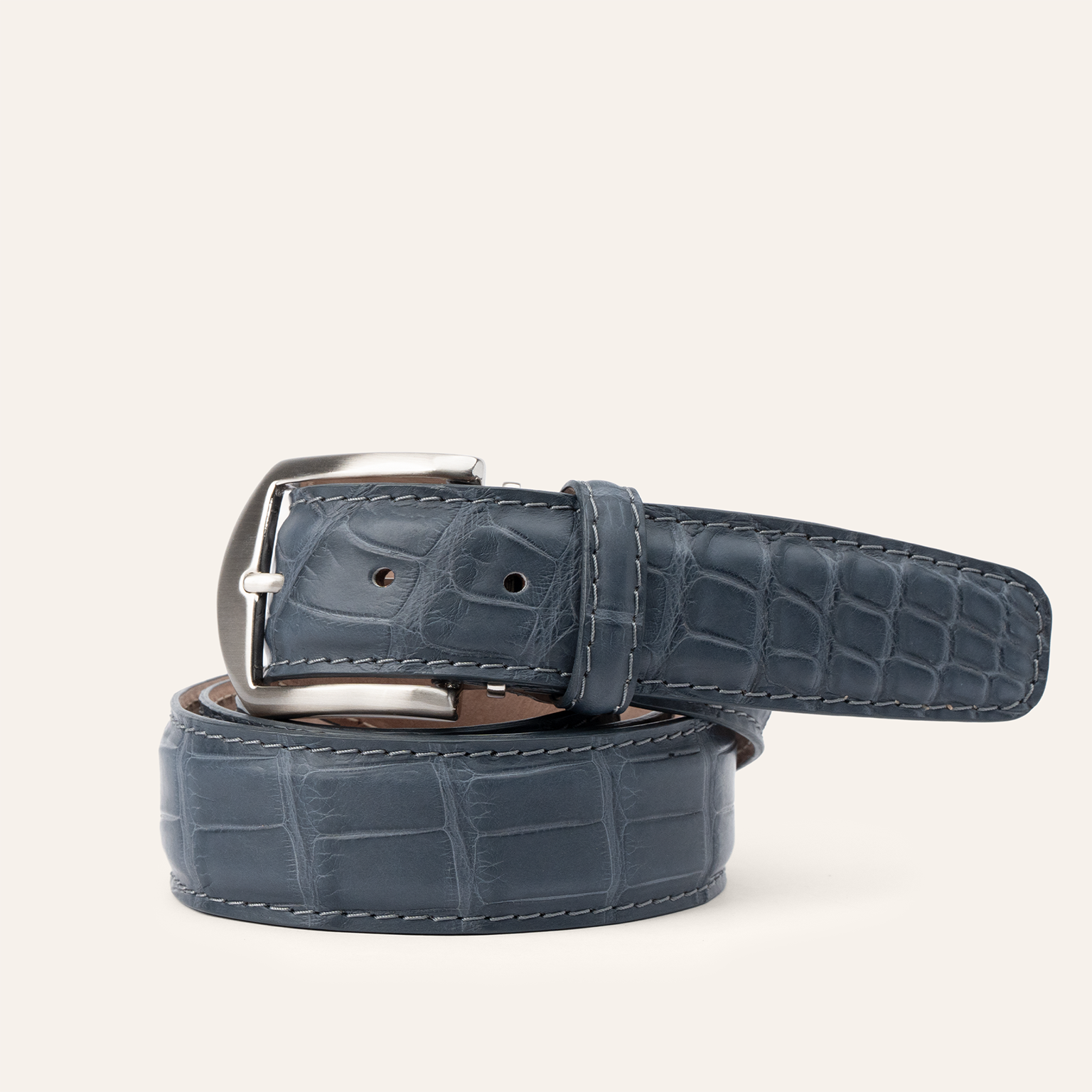 American Matte Alligator - Coal