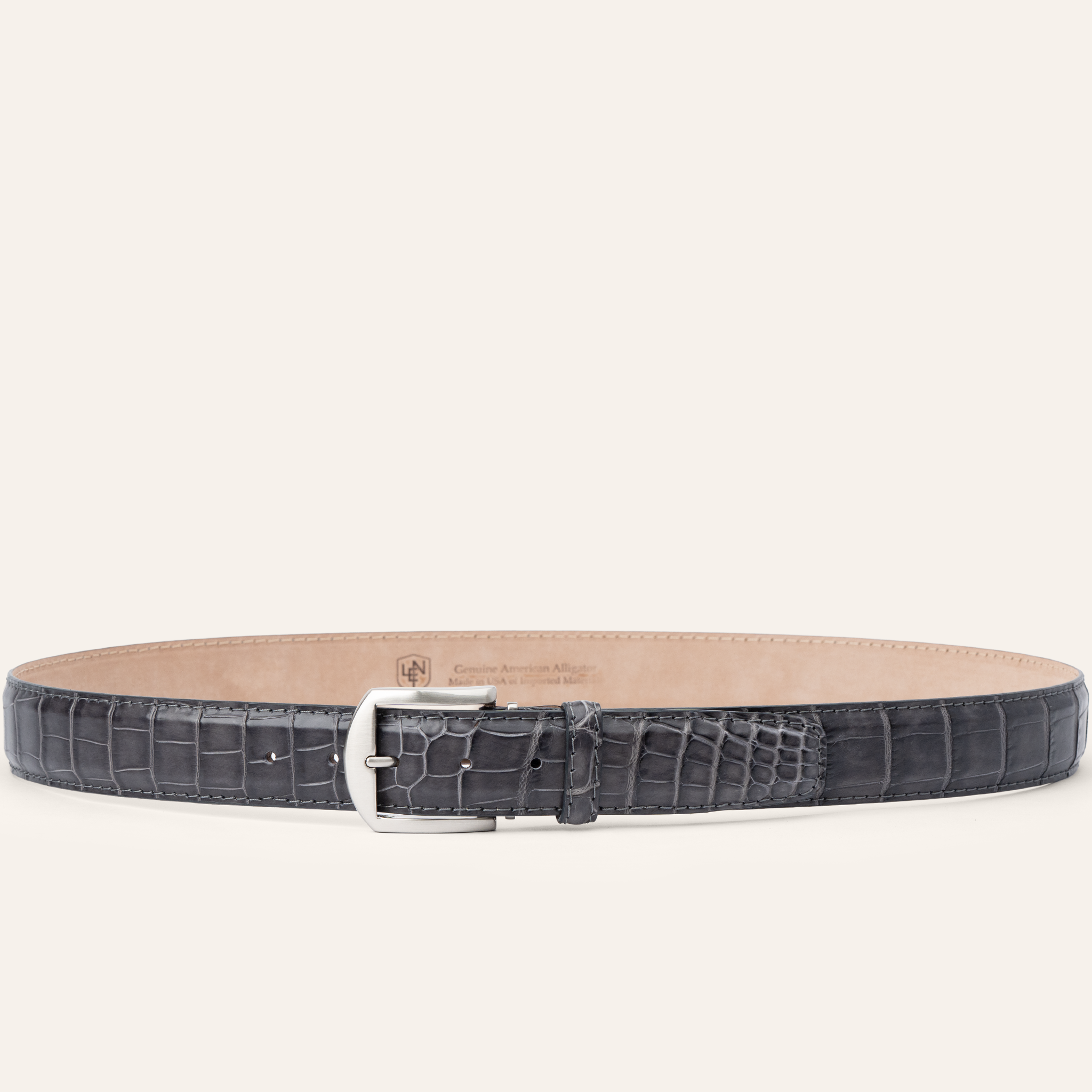 Spuntato Finish American Alligator - Graphite