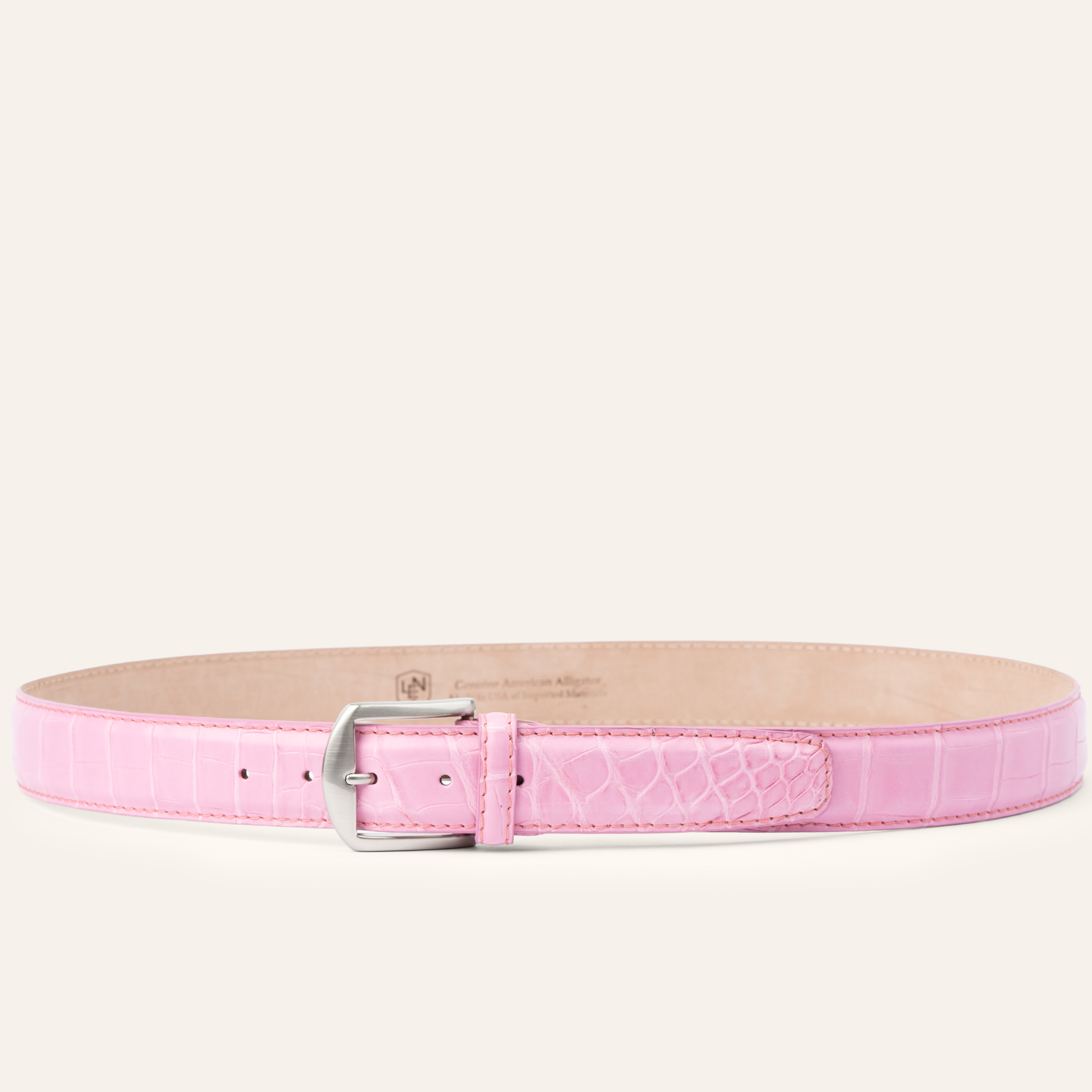 Matte American Matte Alligator - Pink