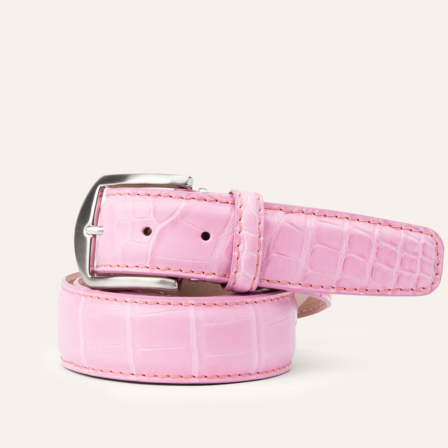 Matte American Matte Alligator - Pink