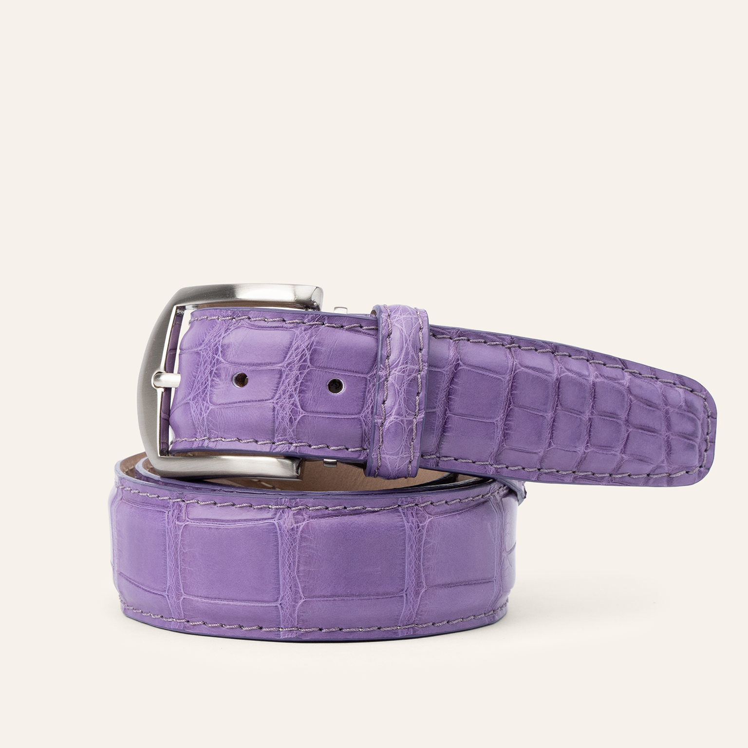 Matte American Matte Alligator - Purple