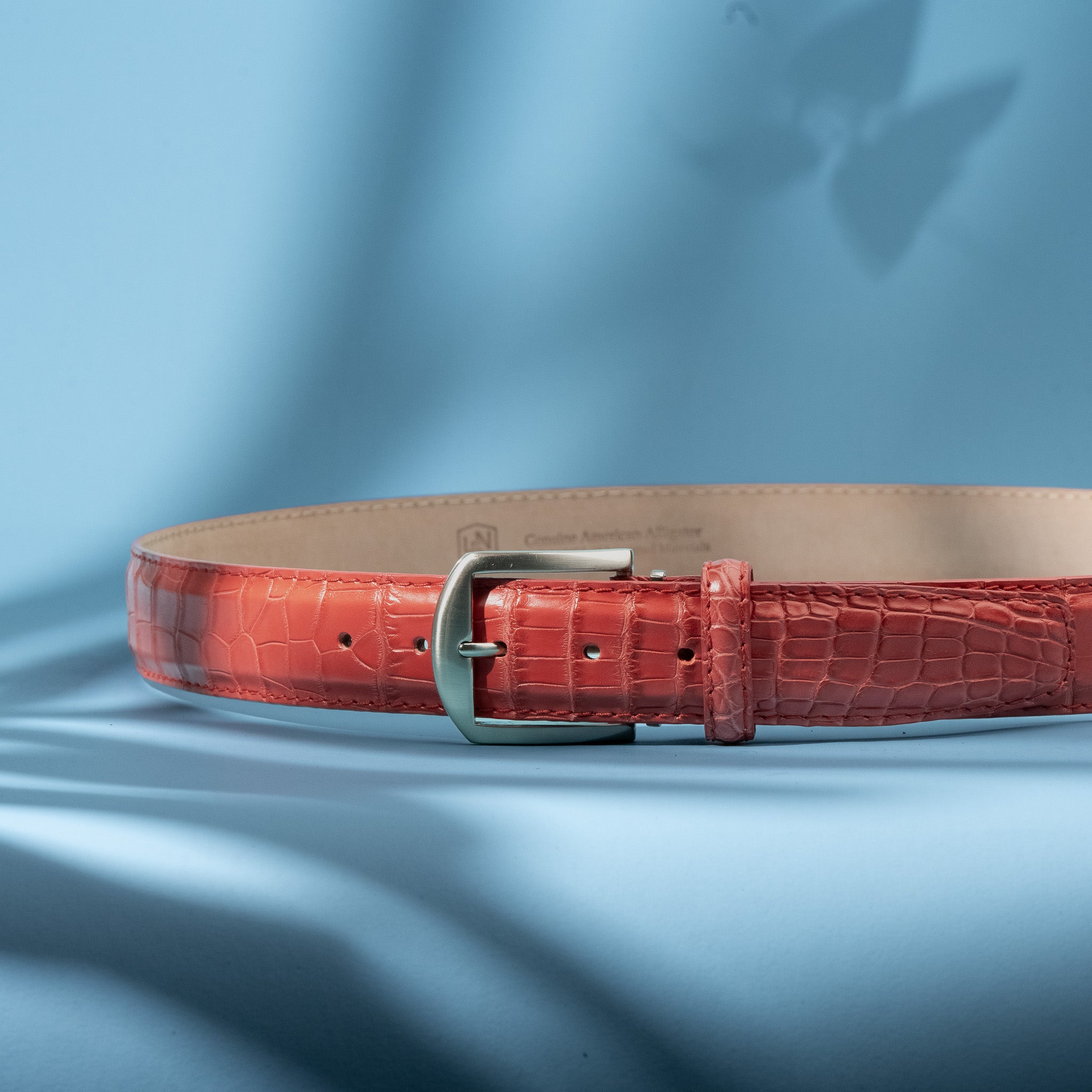 American Matte Alligator - Ruby