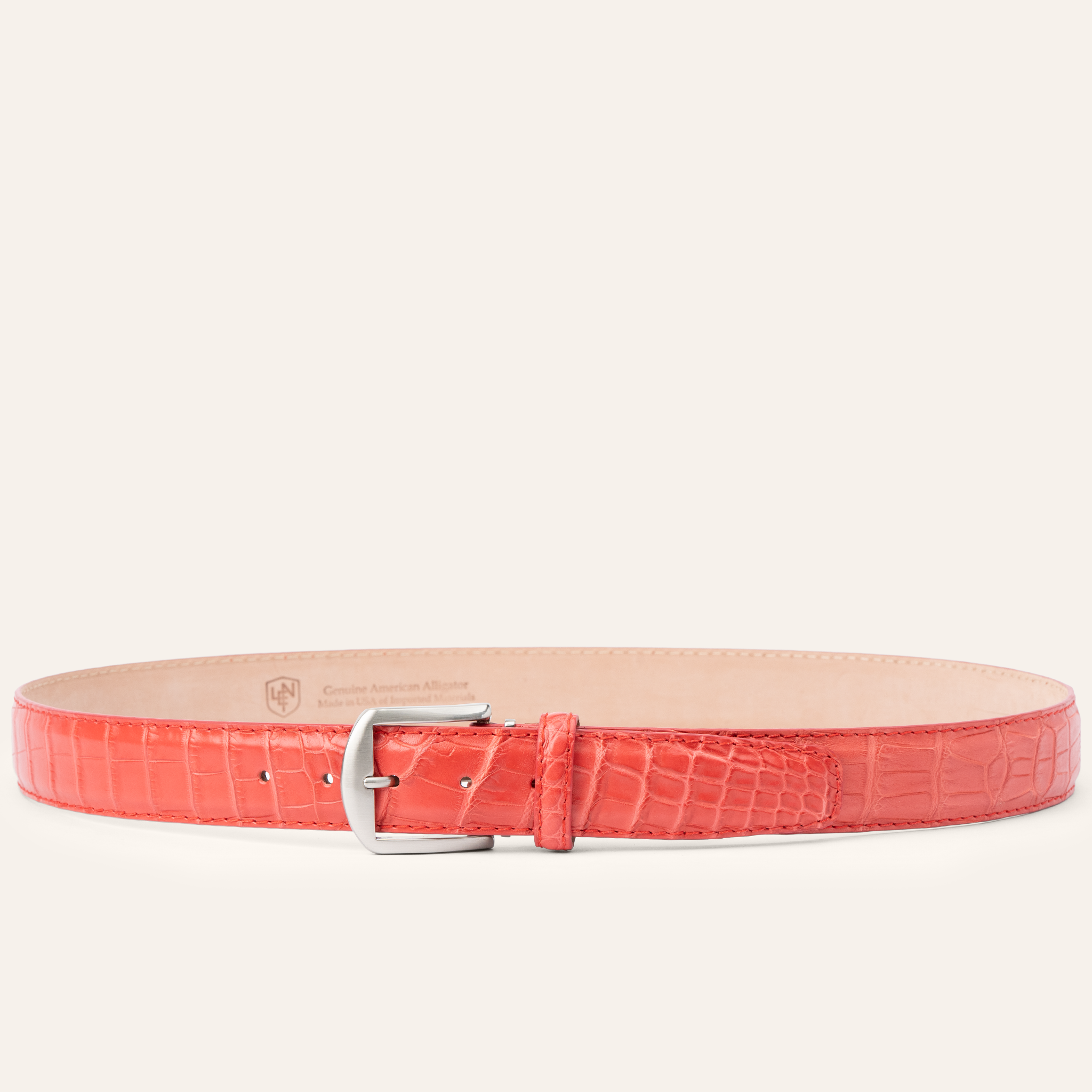 American Matte Alligator - Ruby