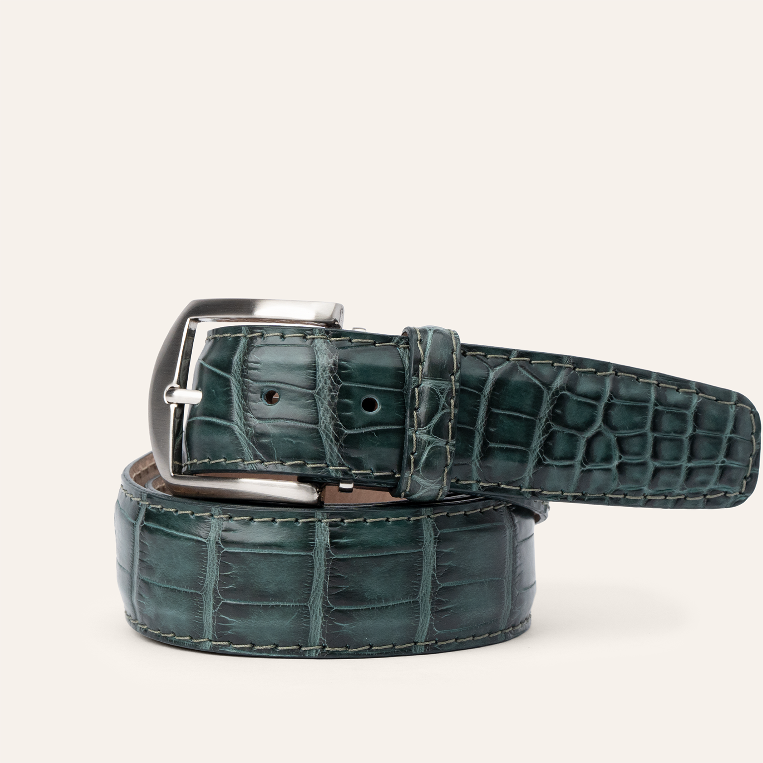 Spuntato Finish American Alligator - Spruce