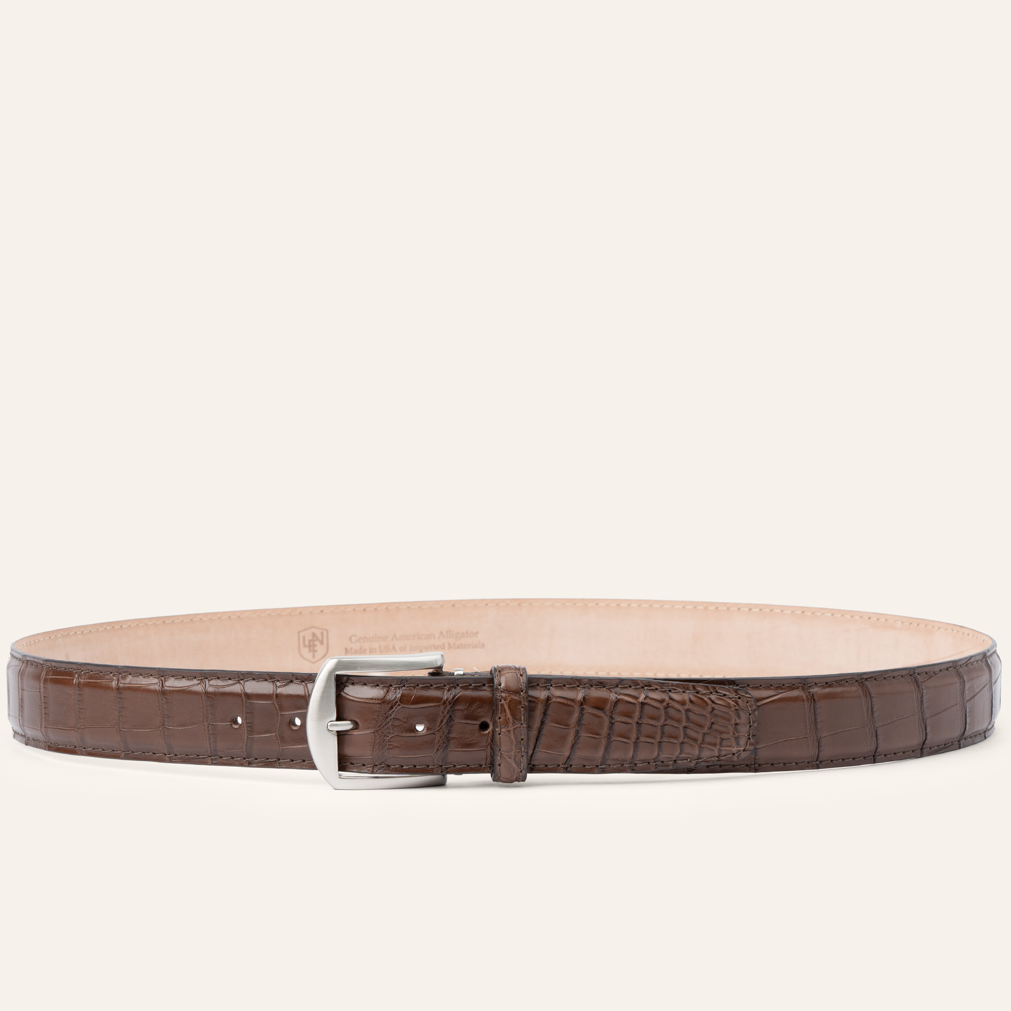 Matte American Alligator - Tobacco 40mm