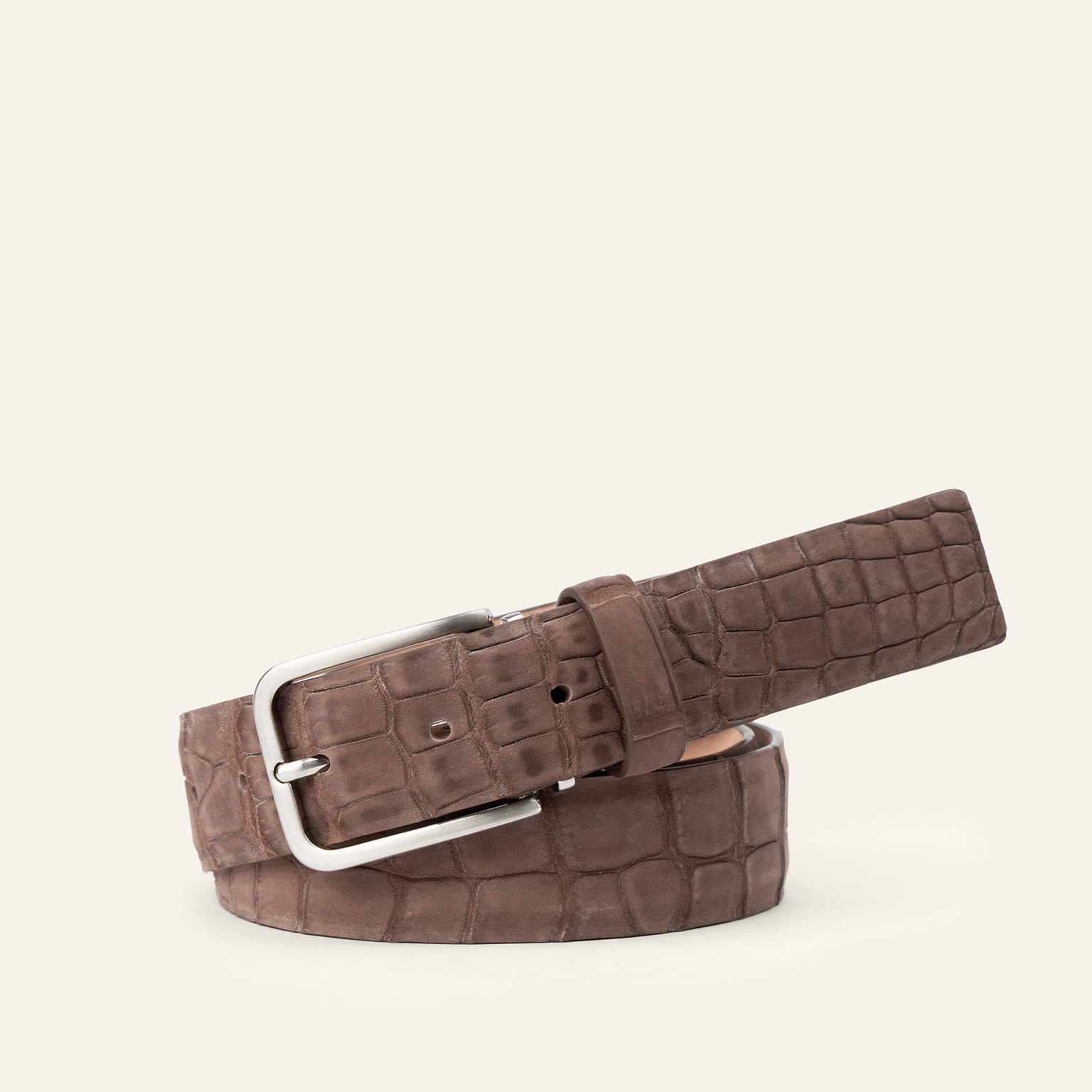Buffed American Alligator - Brown 35mm
