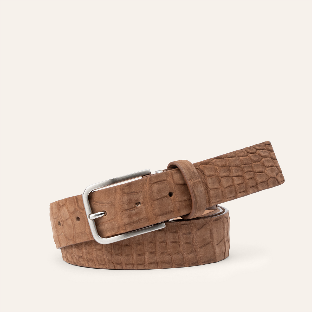 Buffed American Alligator - Chestnut 35mm