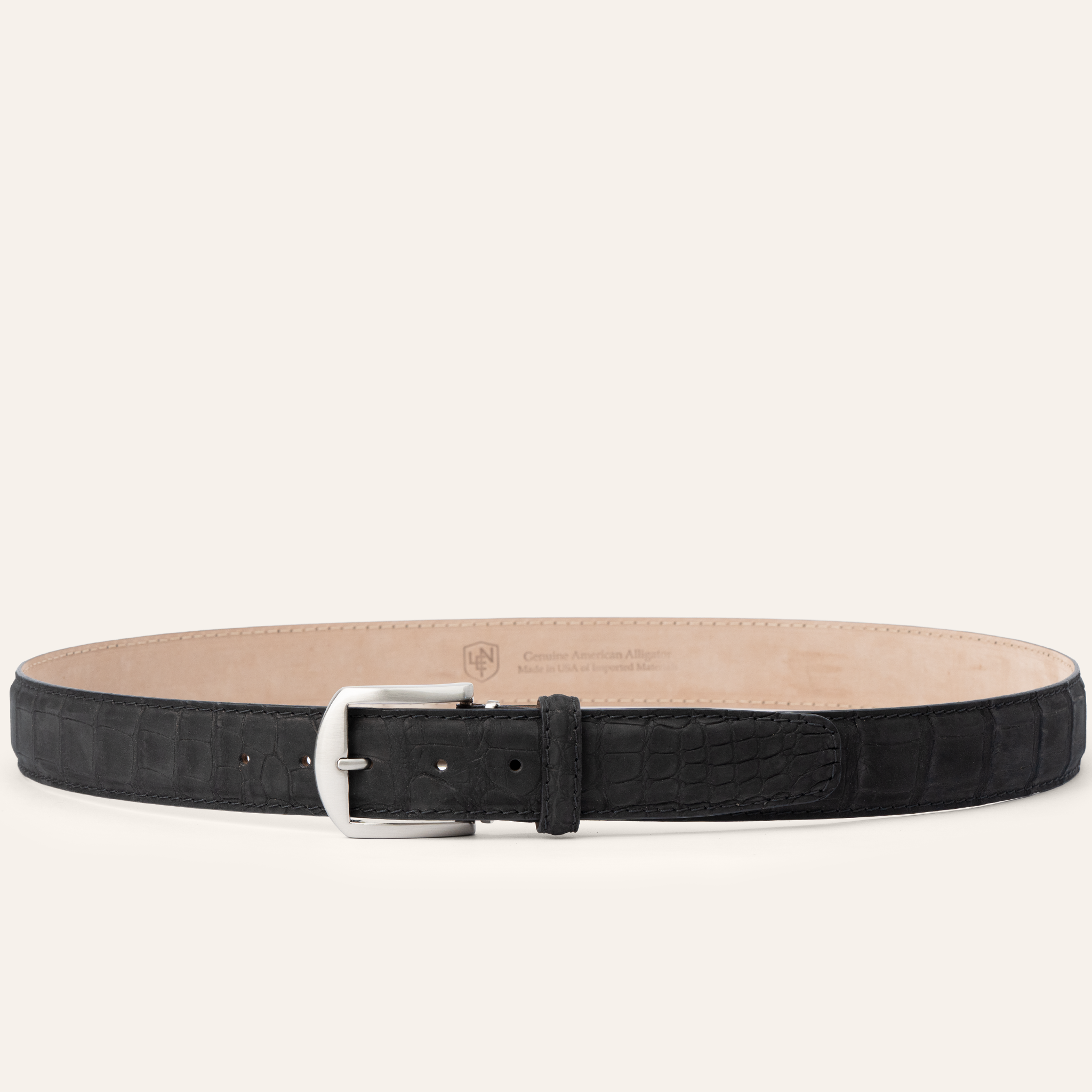 Buffed American Alligator - Black