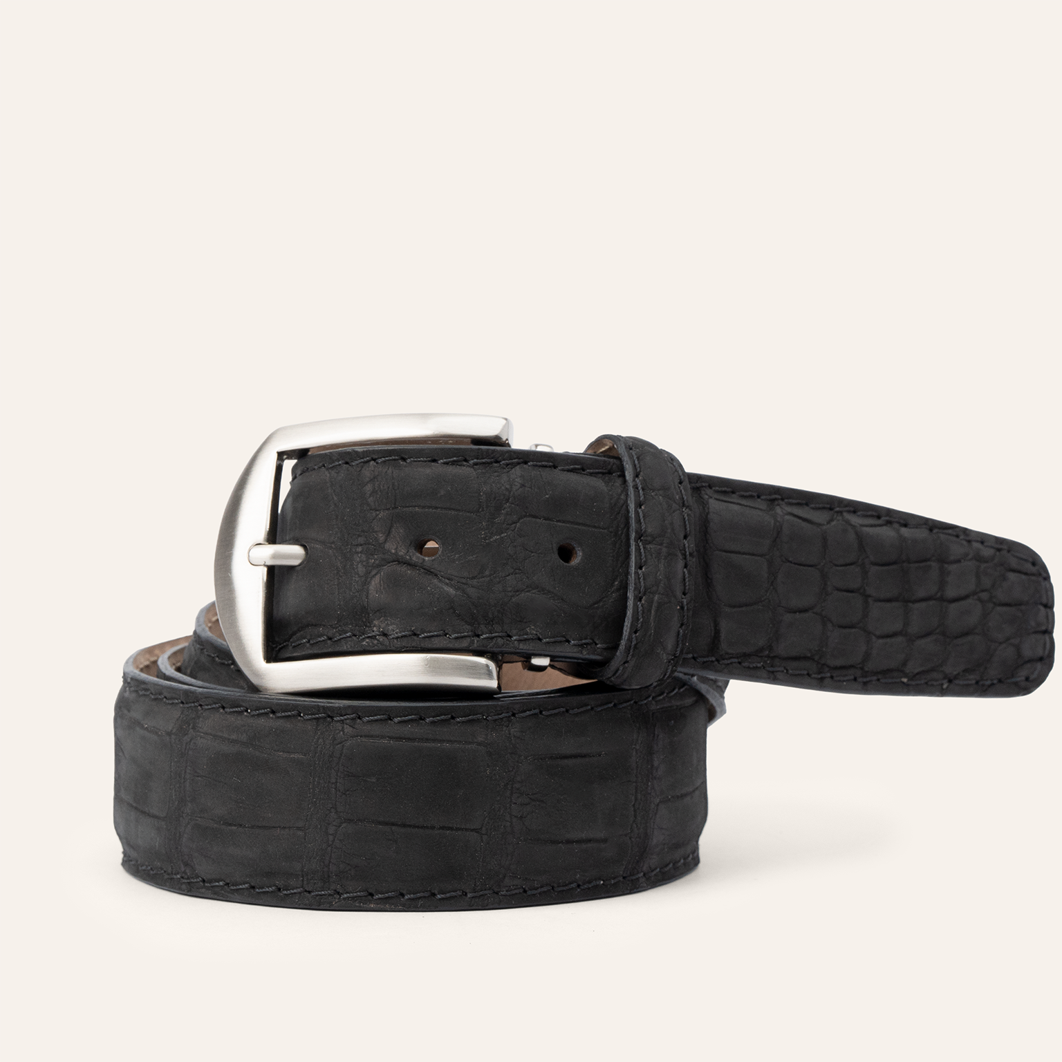 Buffed American Alligator - Black