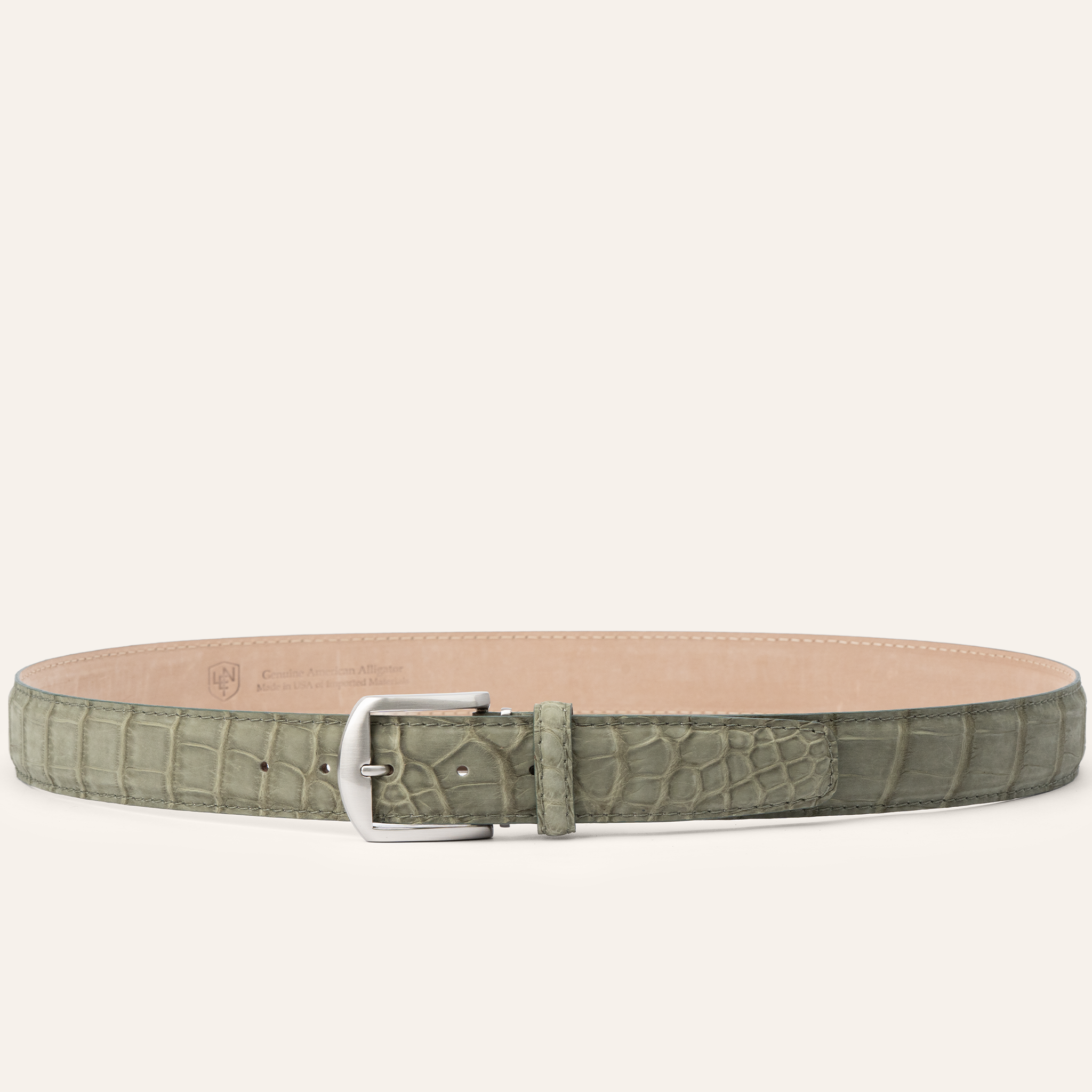Buffed American Alligator - Olive