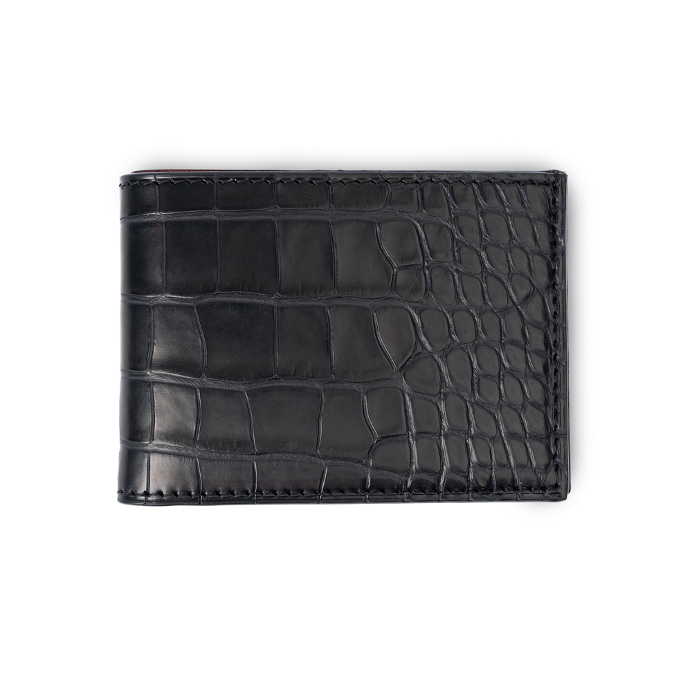 American Alligator Deluxe Bifold - Black