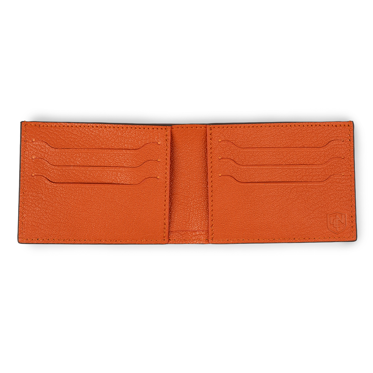 American Alligator Sport Bifold - Olive & Orange