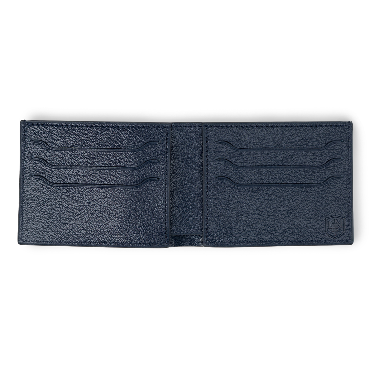 American Alligator Sport Bifold - Grey & Navy