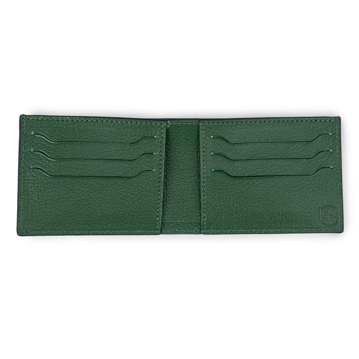 American Alligator Sport Bifold - Ink & Green