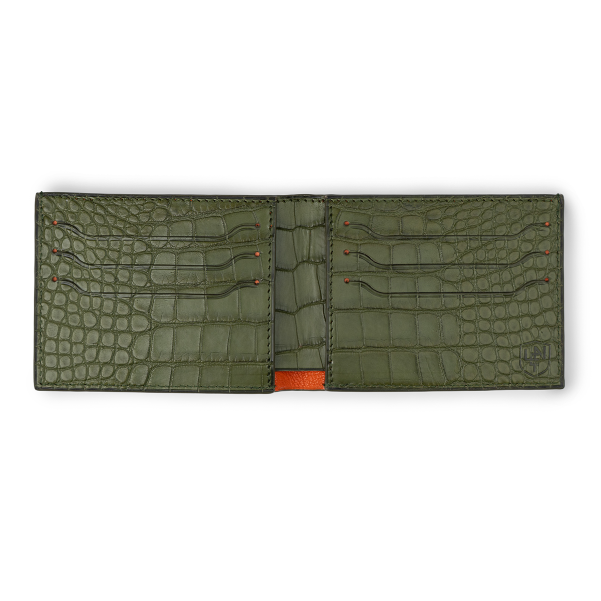 American Alligator Deluxe Bifold - Olive