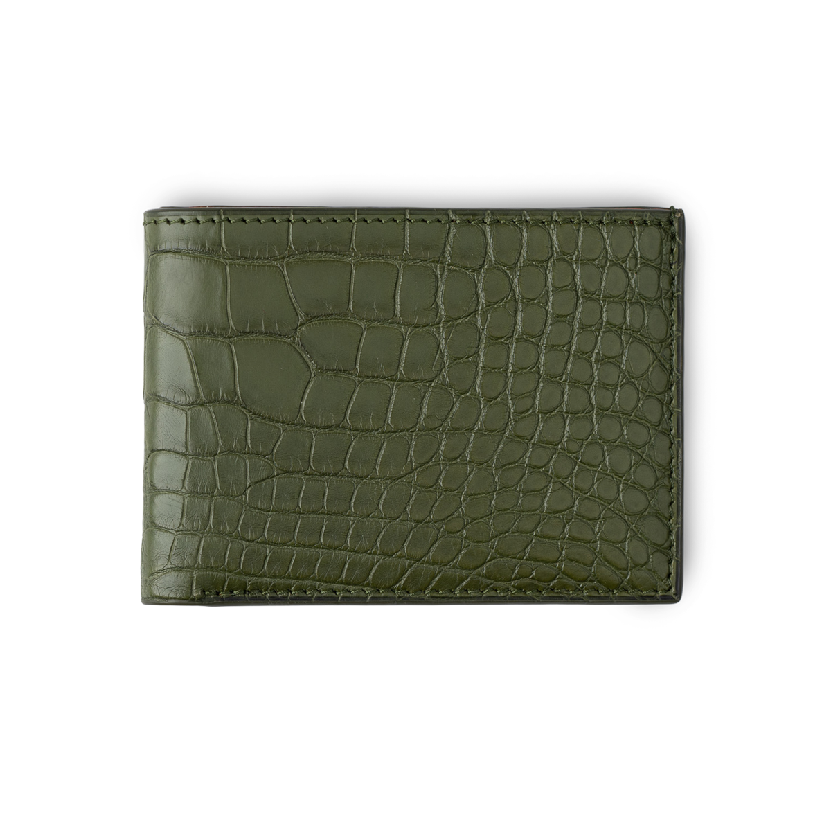 American Alligator Deluxe Bifold - Olive