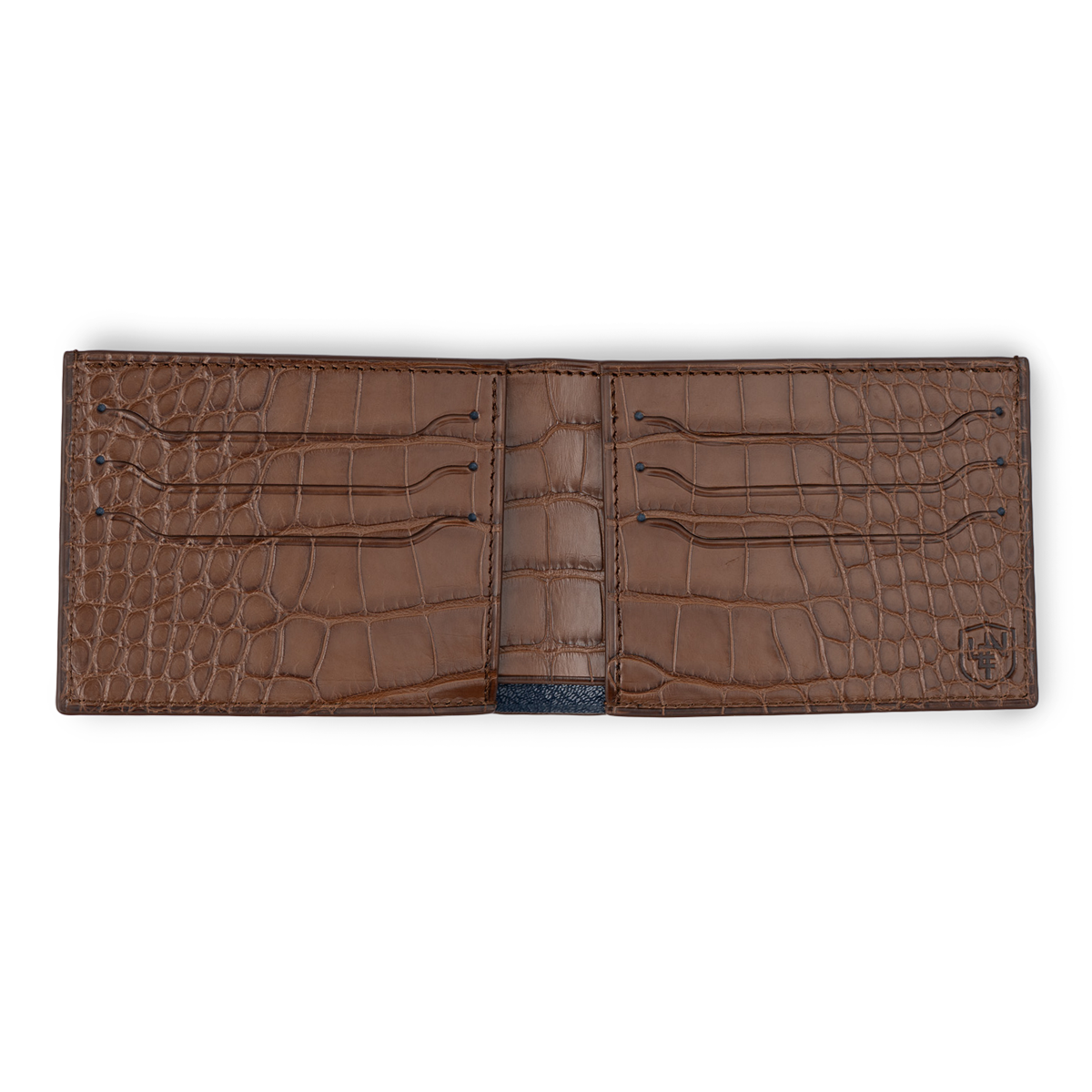 American Alligator Deluxe Bifold - Tobacco