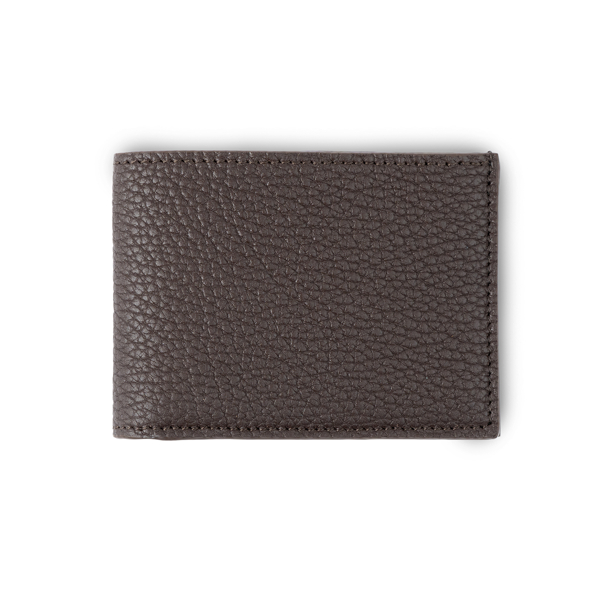 French Pebble Grain Deluxe Bifold - Chocolate