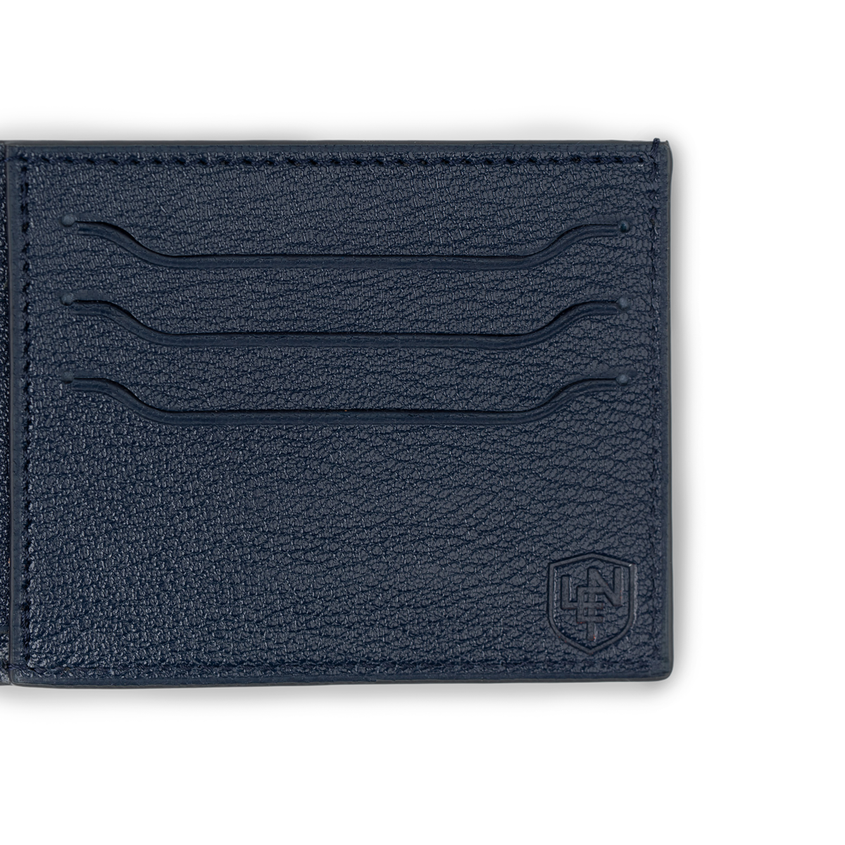 American Alligator Sport Bifold - Grey & Navy