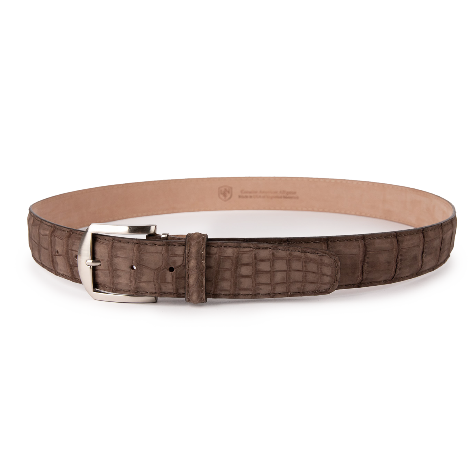 Buffed American Alligator - Brown