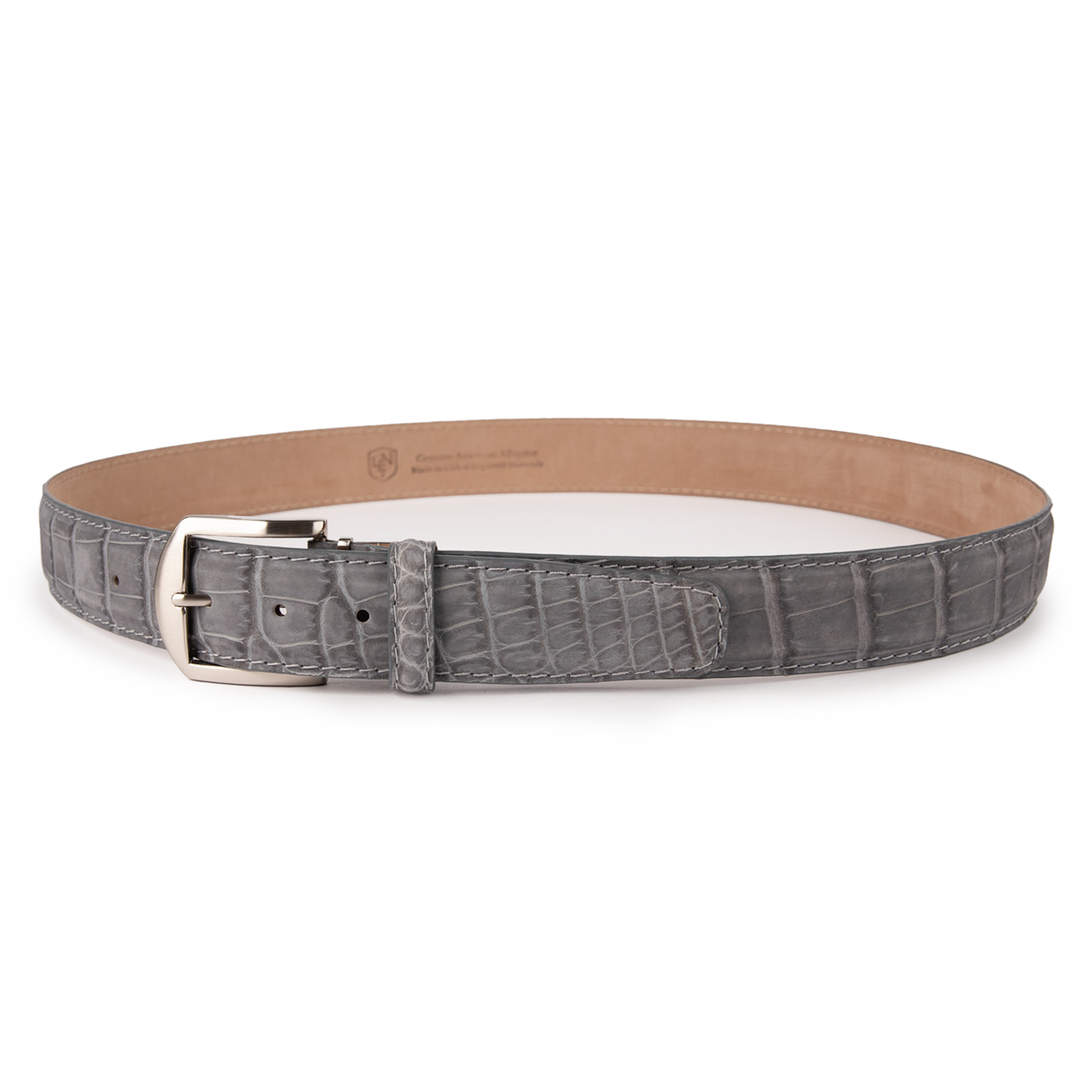 Buffed American Alligator - Charcoal