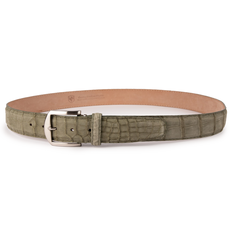 Buffed American Alligator - Olive