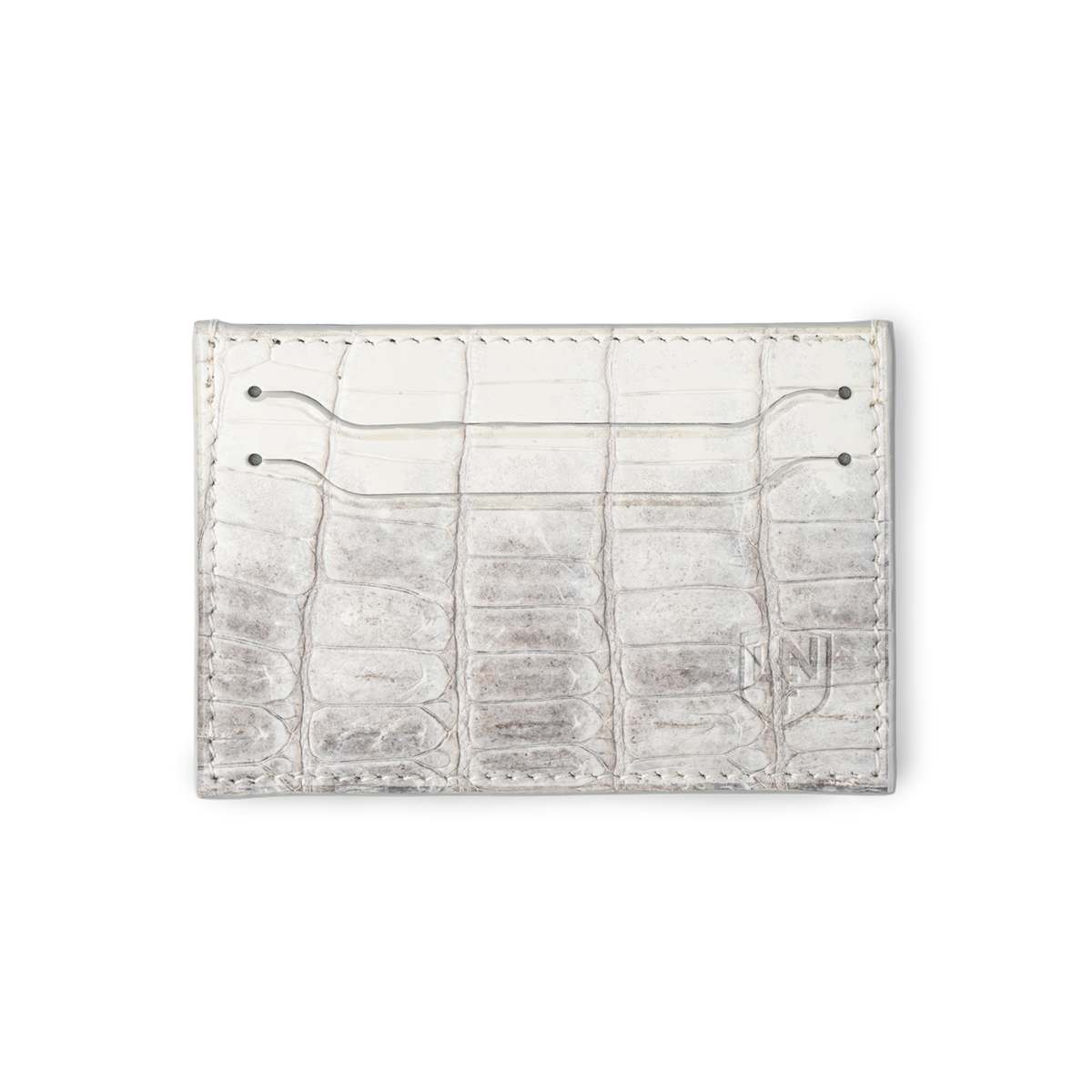 Himalayan Crocodile Card Case - Snow
