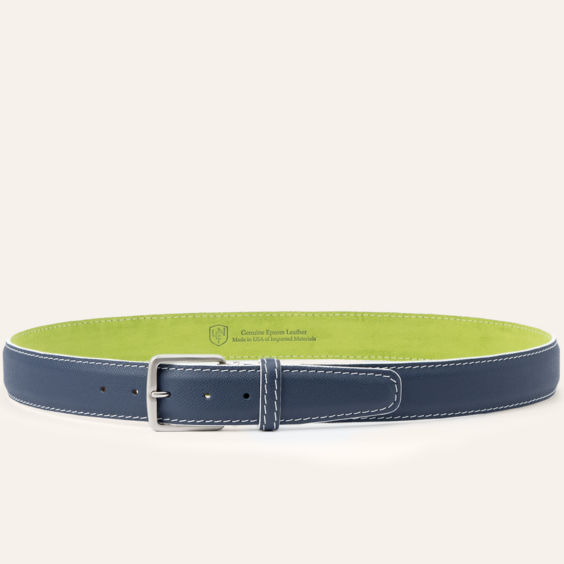 Epsom - Navy with Kiwi Alcantara Lining