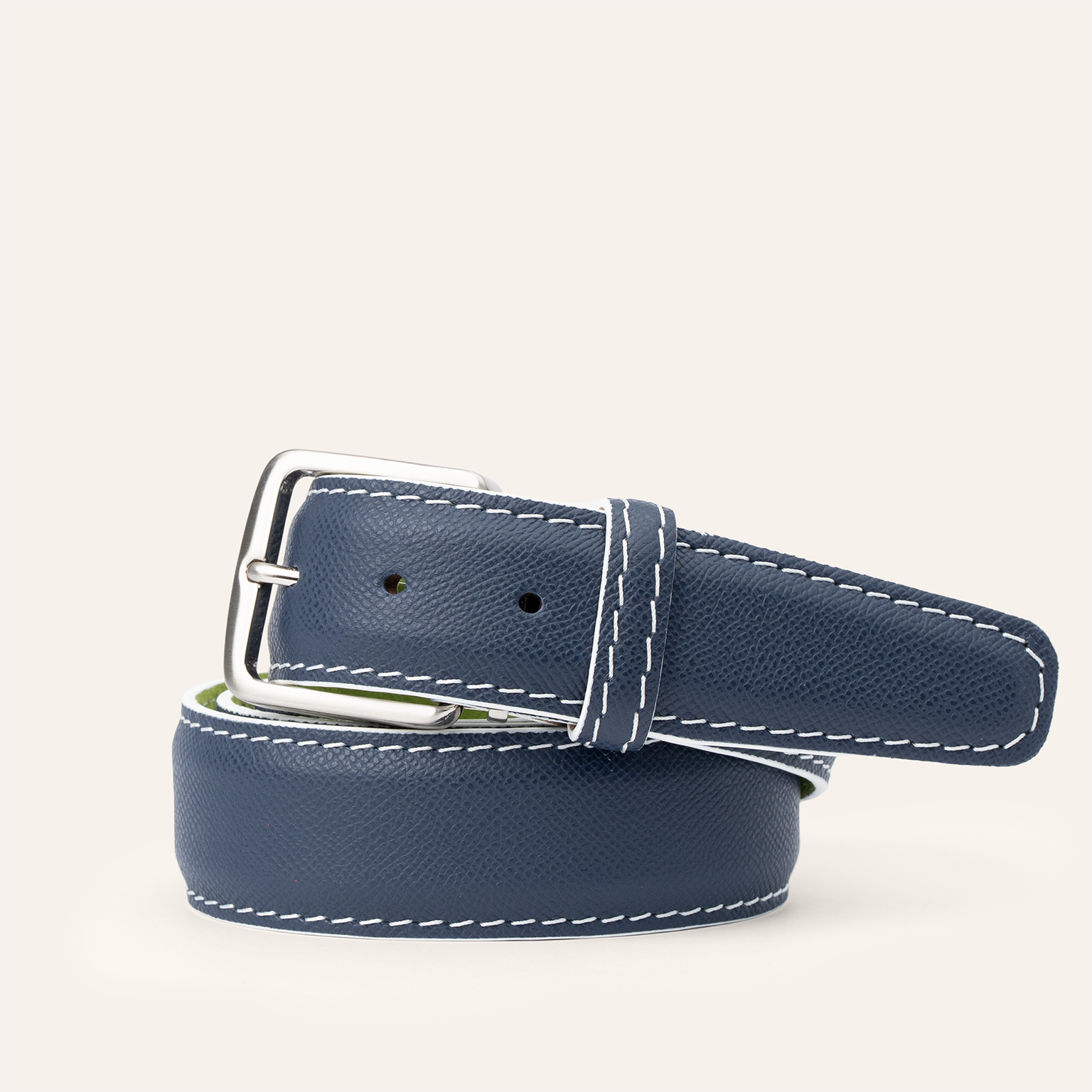 Epsom - Navy with Kiwi Alcantara Lining