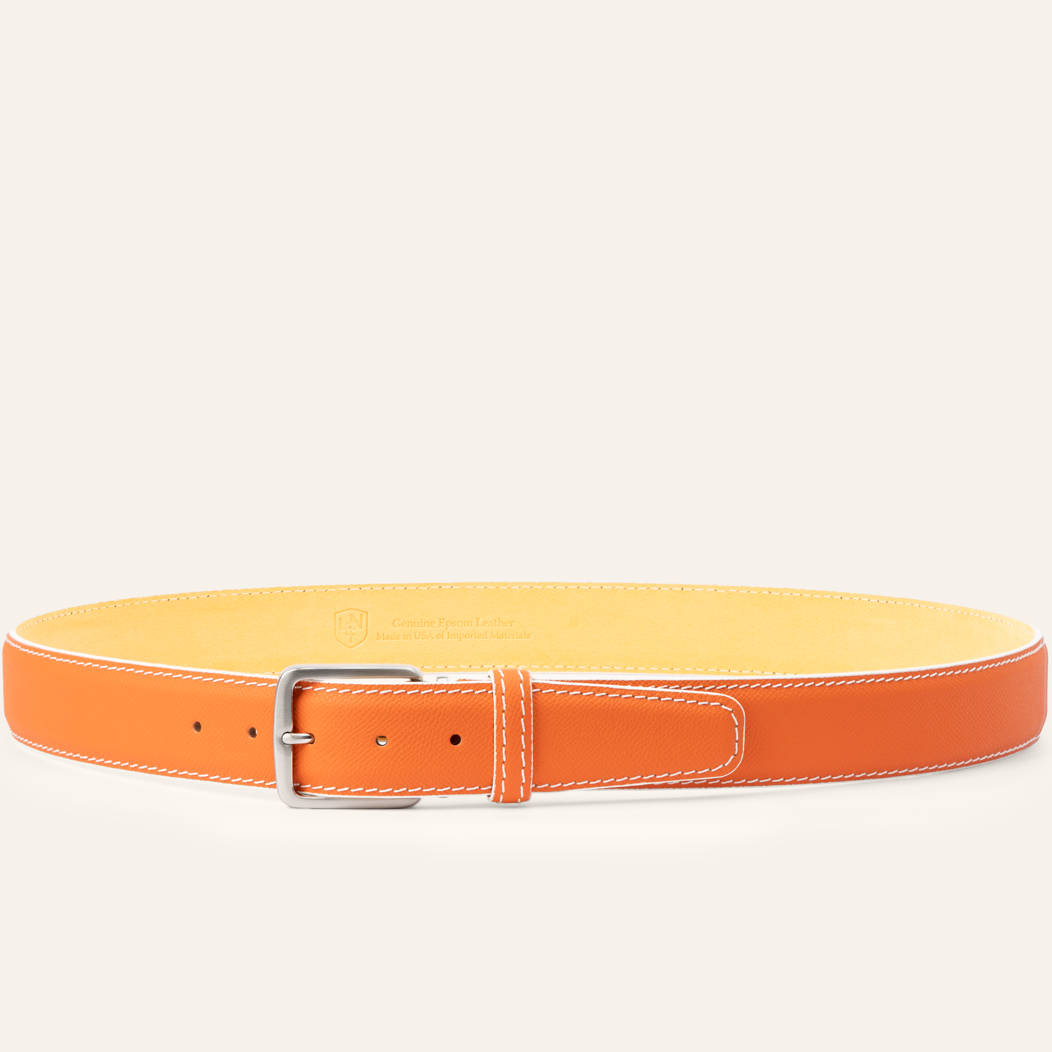 Epsom - Orange with Yuzu Alcantara Lining