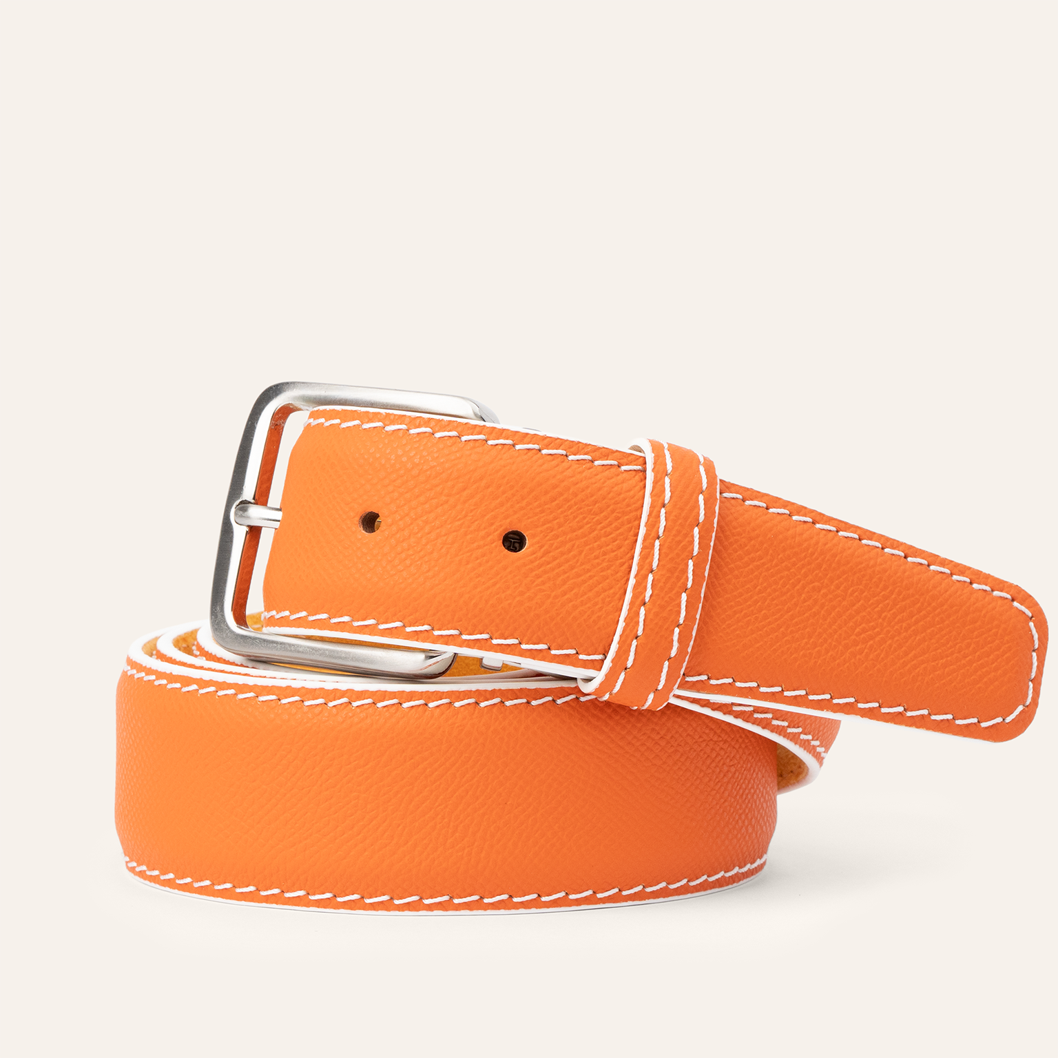 Epsom - Orange with Yuzu Alcantara Lining