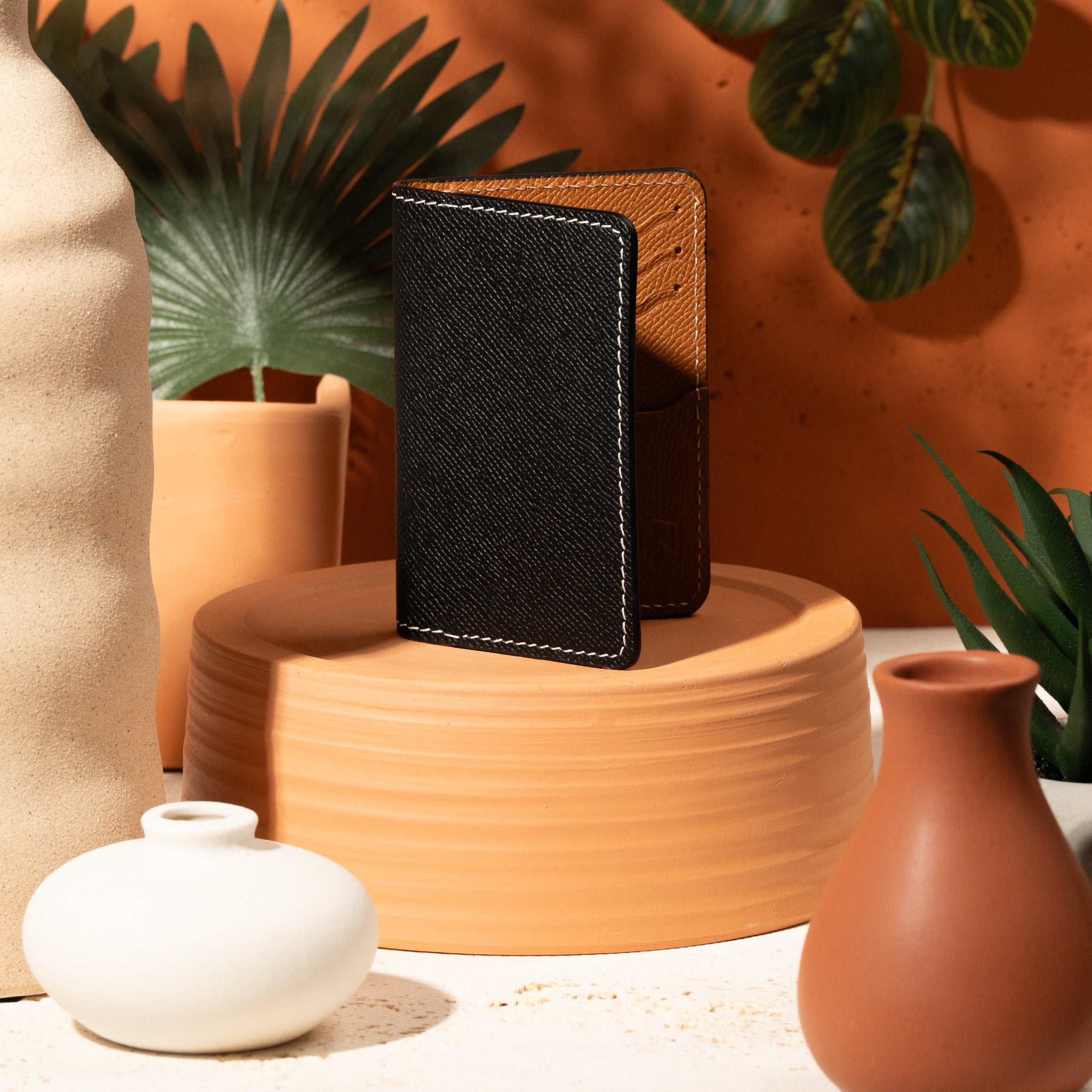 Epsom Leather Sport Organizer - Black/Cognac